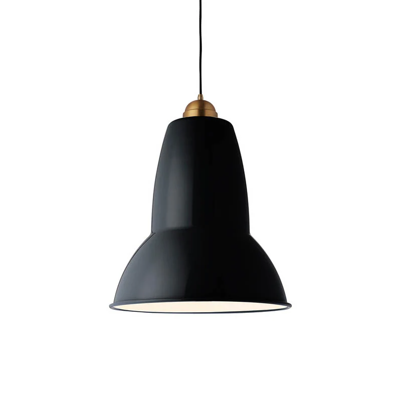 Original 1227 Giant Brass Pendant Light - Image 4