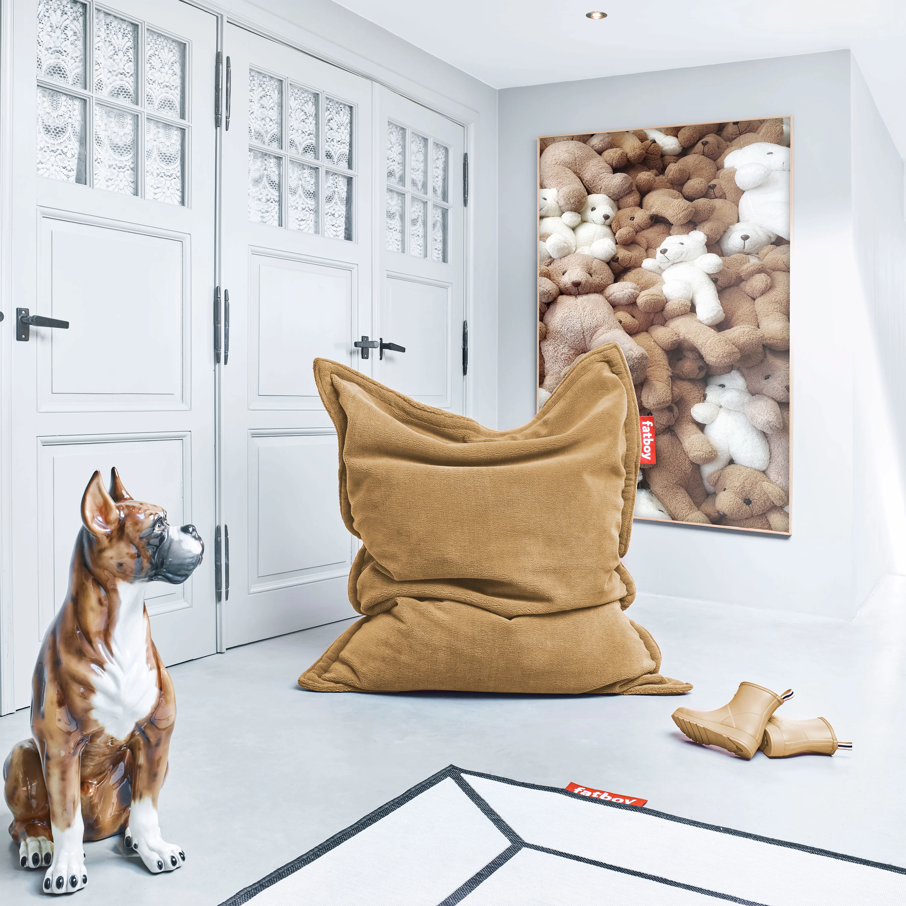 Original Slim Teddy Bean Bag Chair - Image 2