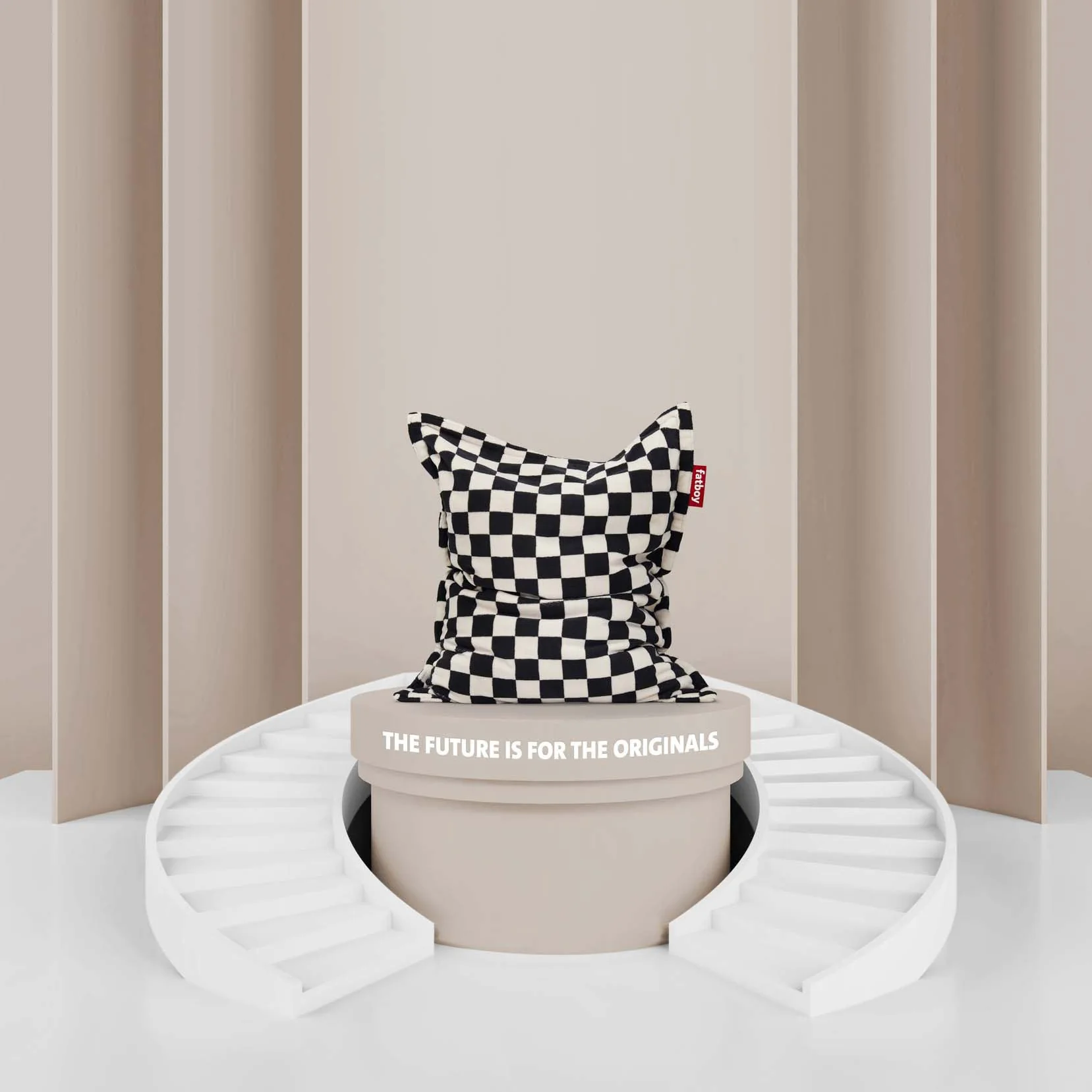 Original Slim Teddy Chess Bean Bag Chair - Image 6