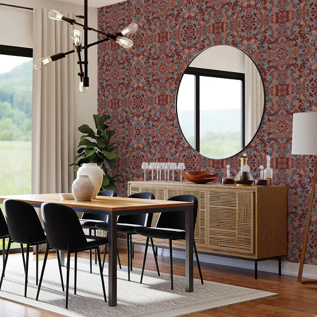 Ornate Medallion Removable Wallpaper - Image 4