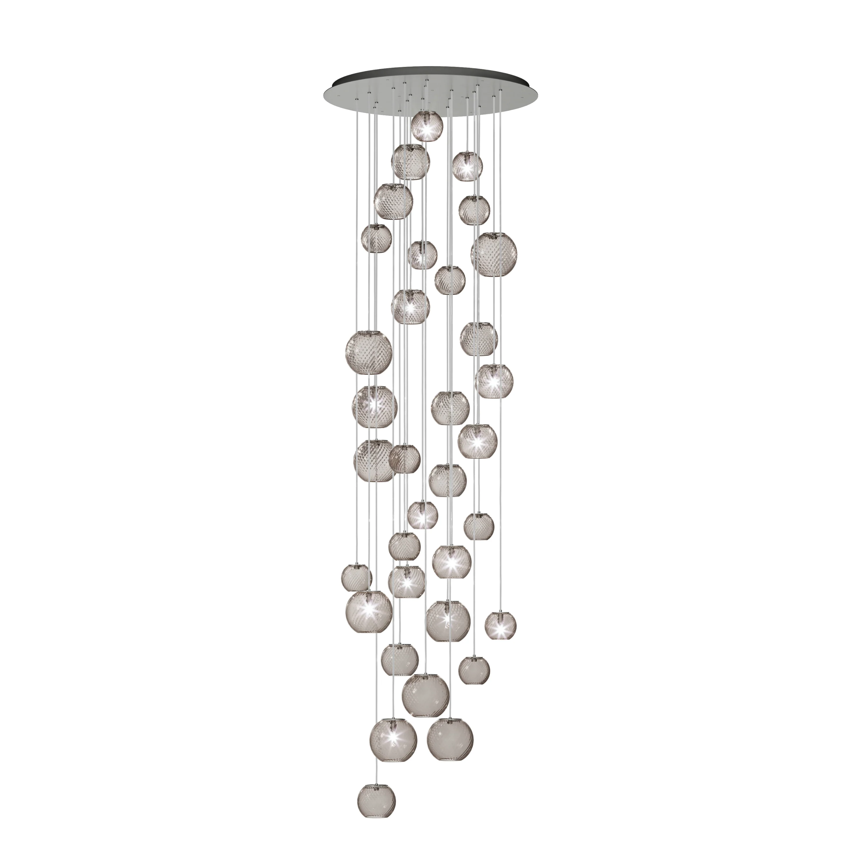 Oto Rain Circle Multi-Light Pendant Light - Image 7