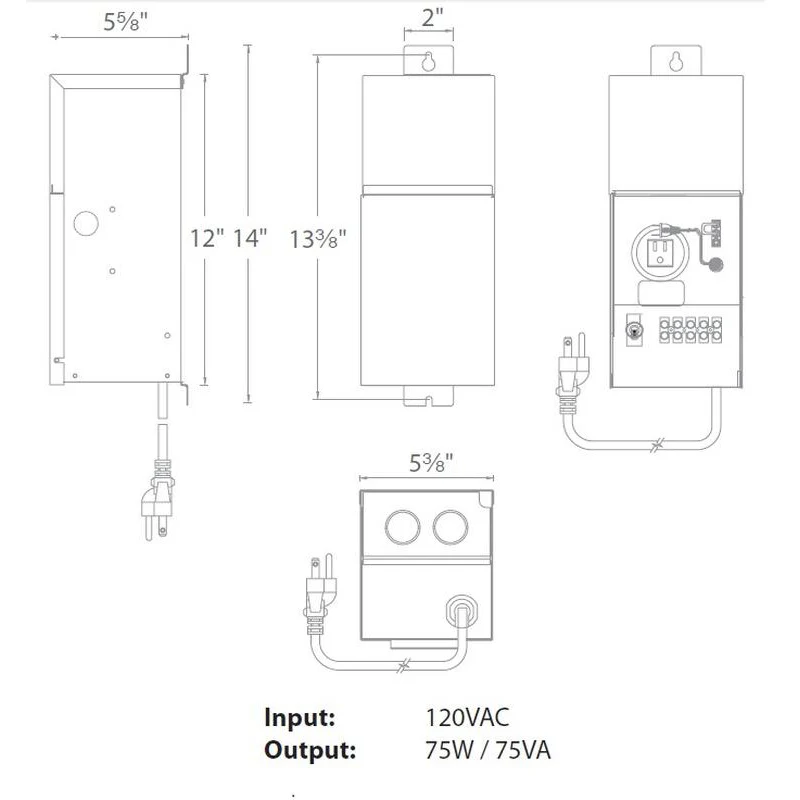 12V-15V Taps Magnetic Transformer - Image 6