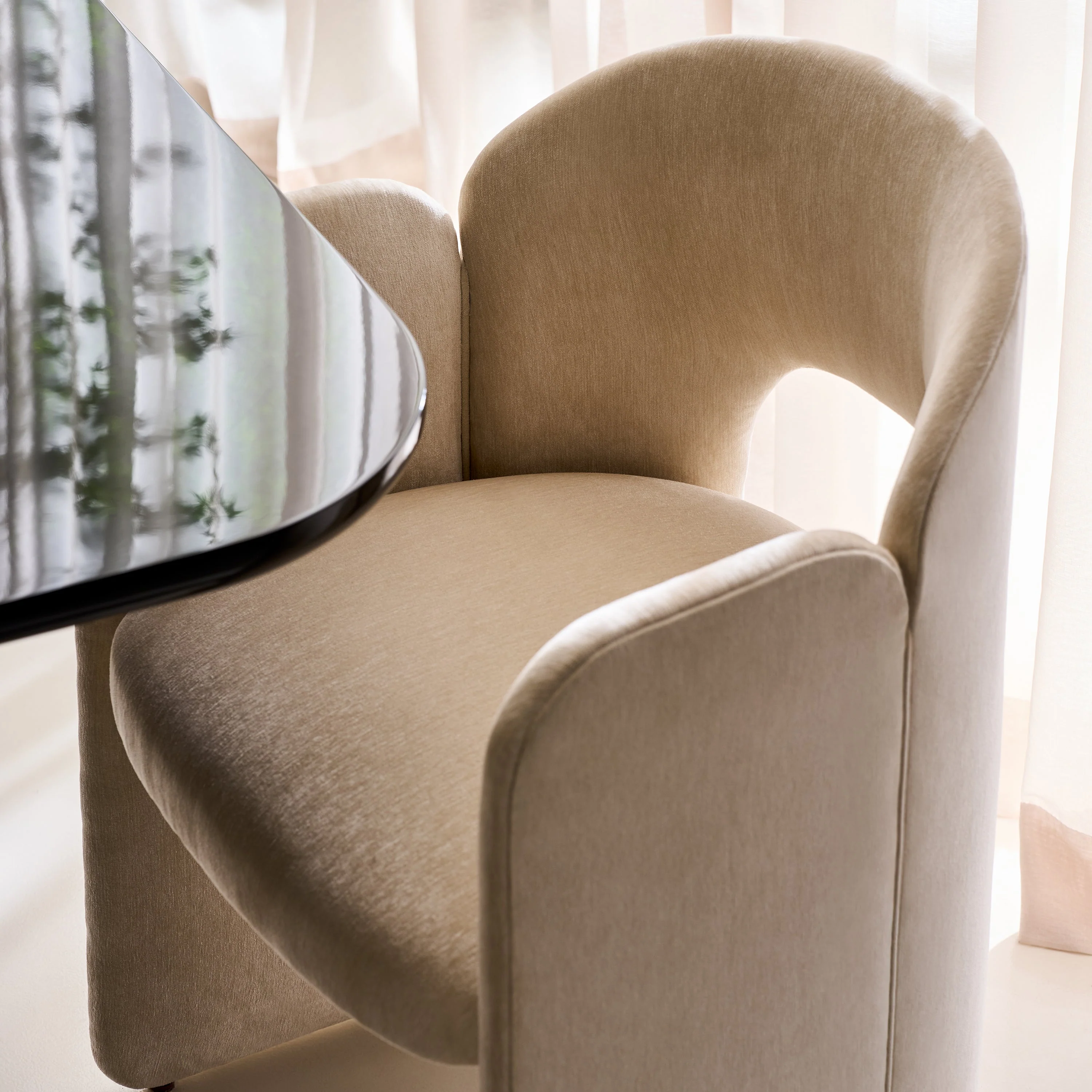 Overlap Dining Armchair - Image 11
