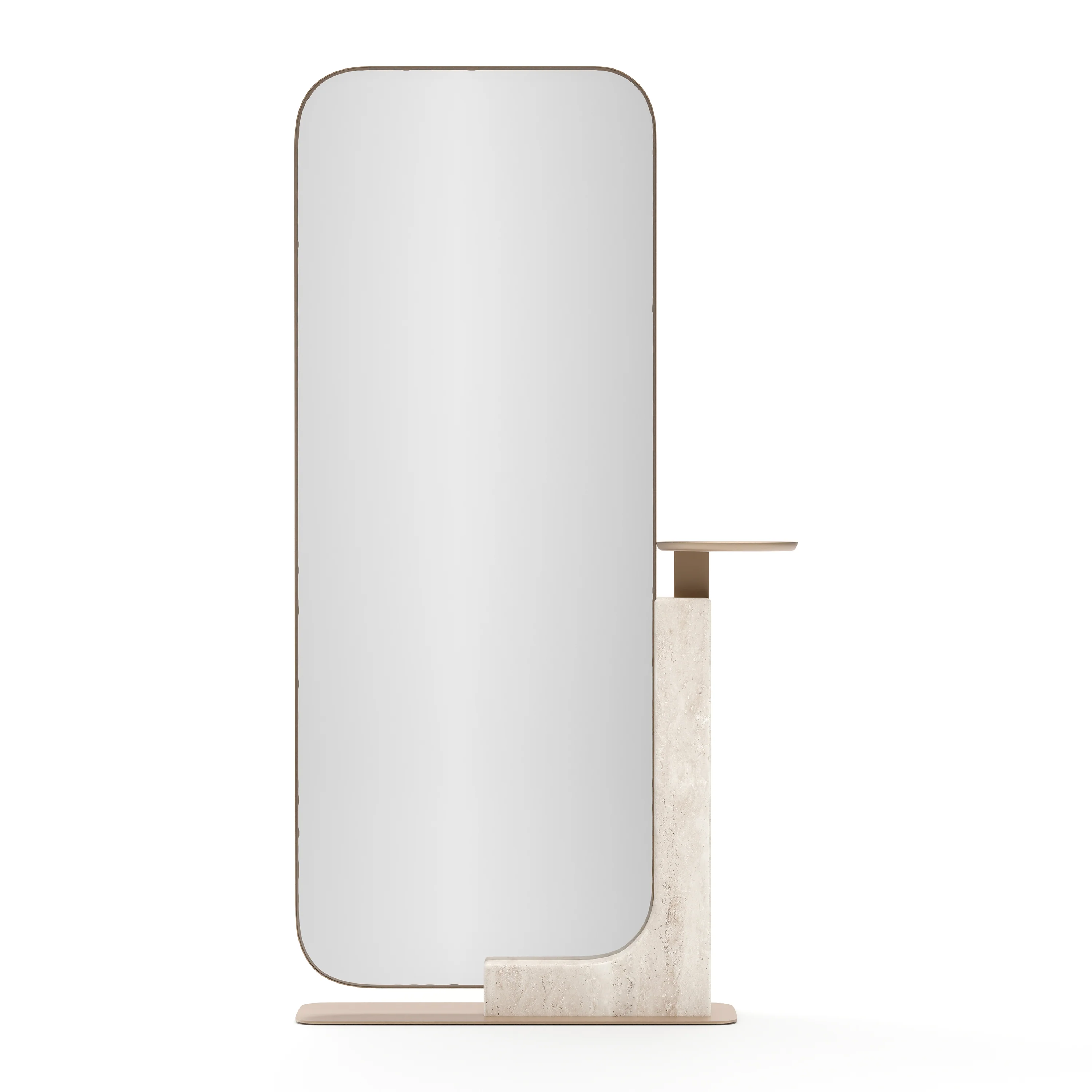 Overlap Floor Mirror