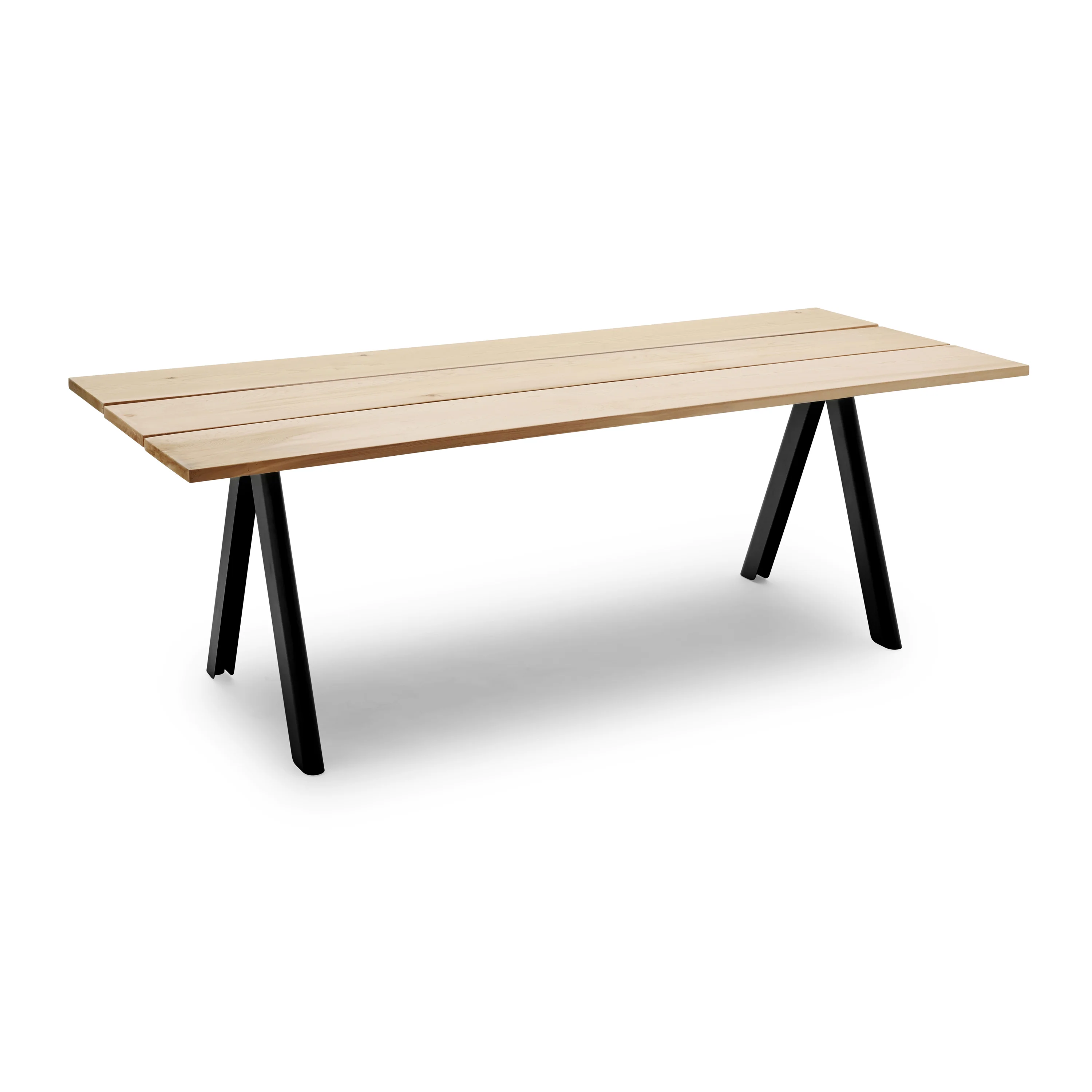 Overlap Rectangle Outdoor Dining Table - Image 2