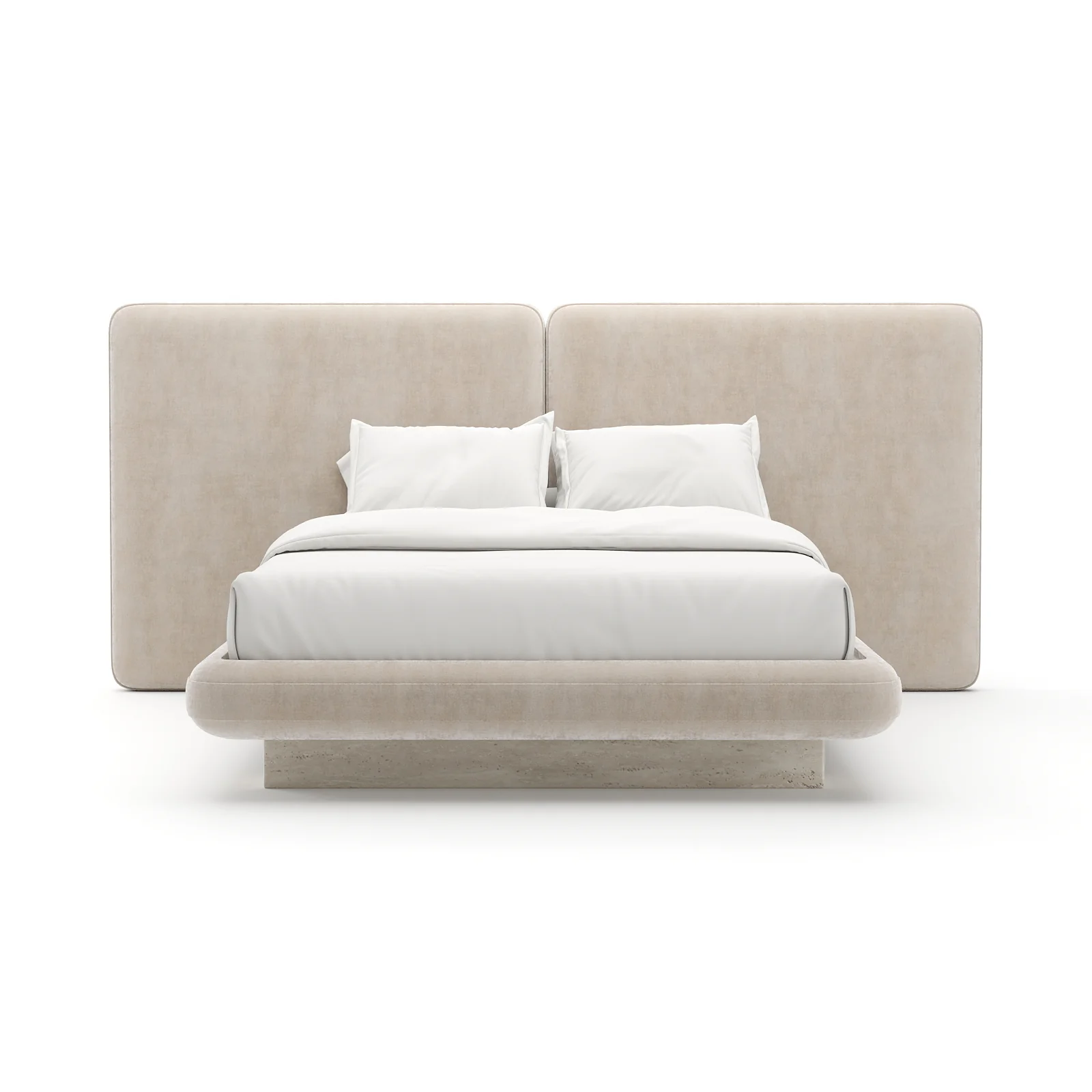 Overlap Upholstered Bed - Image 13