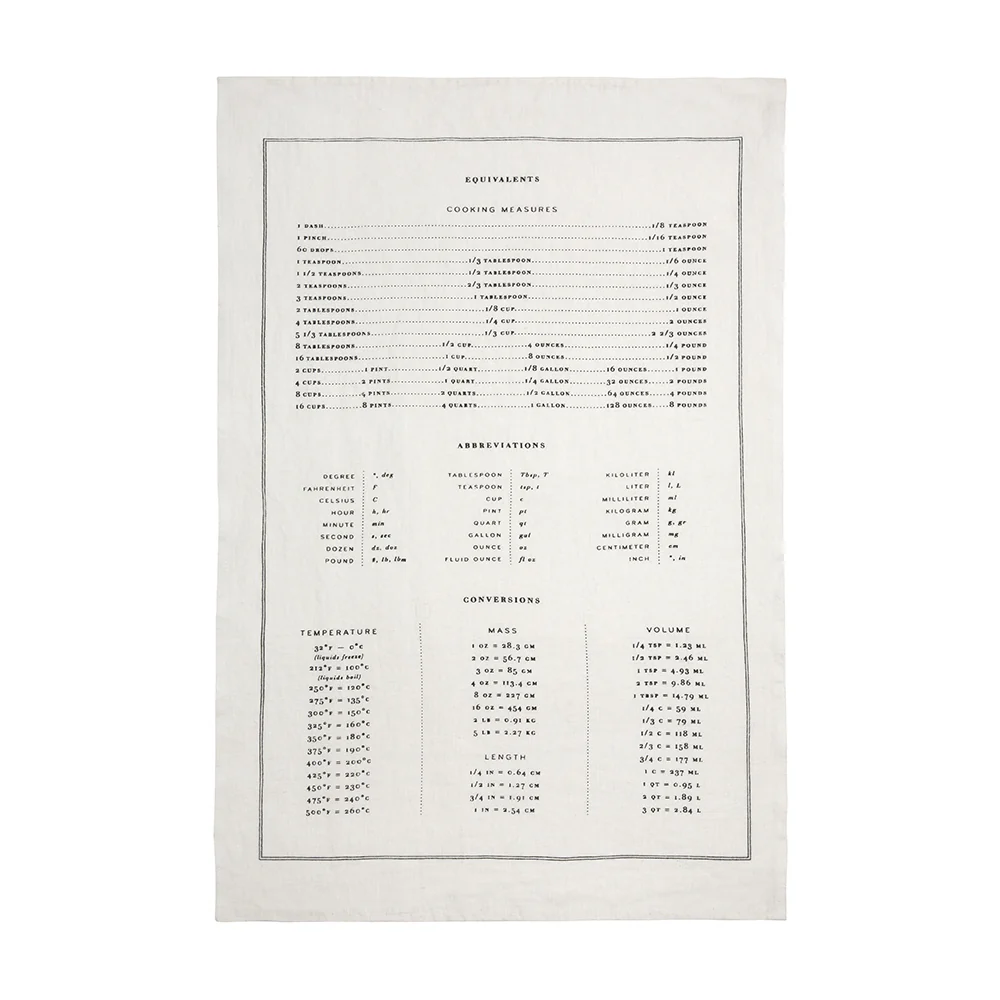 Oyster List Tea Towel (Set of 2) - Image 15