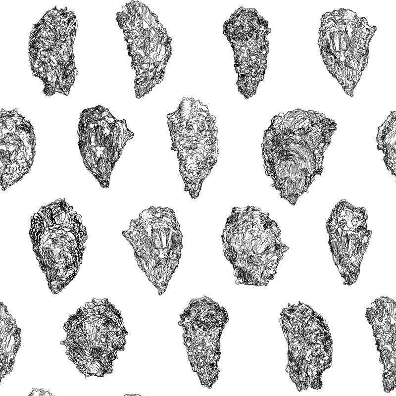 Oysters Wallpaper Sample Swatch - Image 7