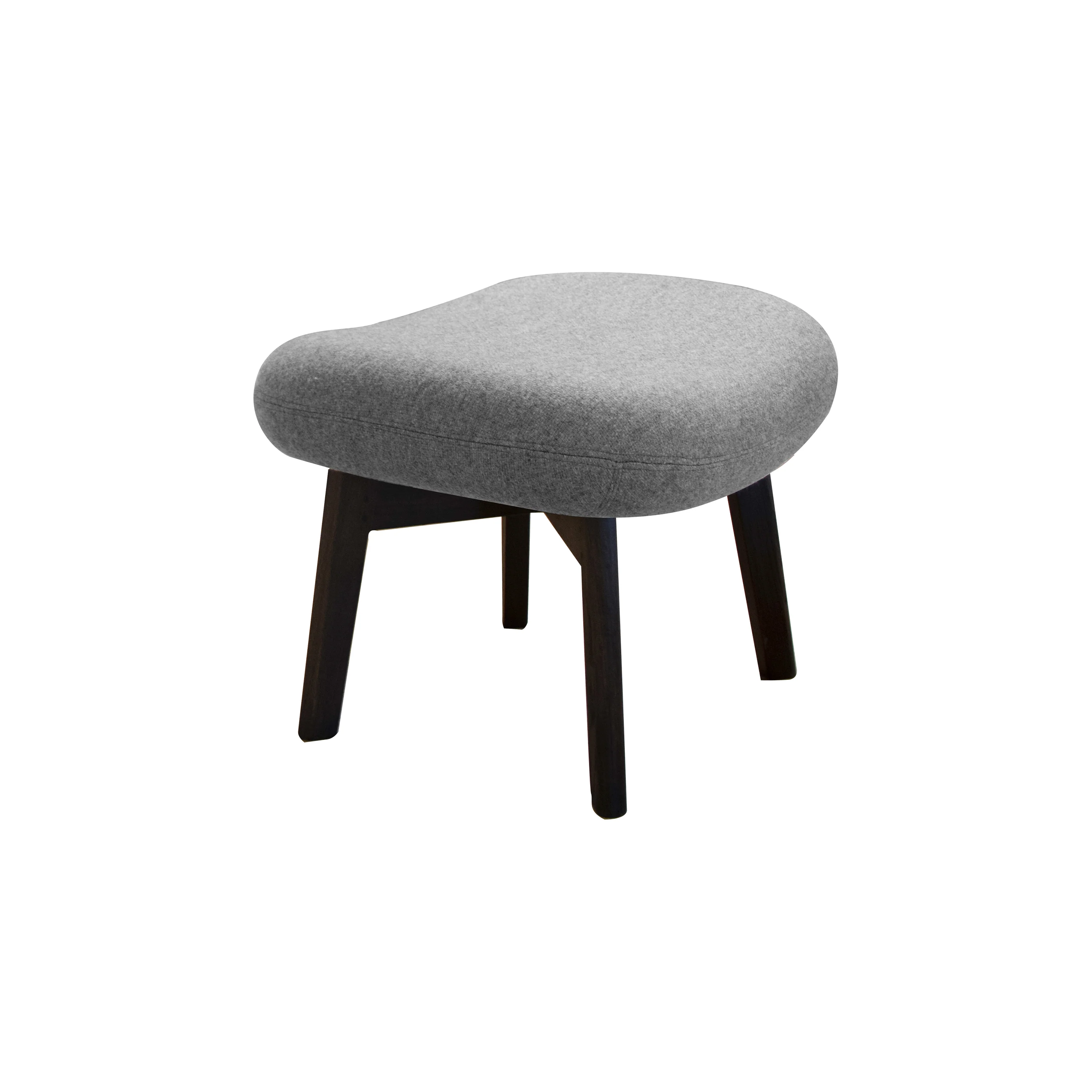 Pace Footstool with Wood Base - Image 4