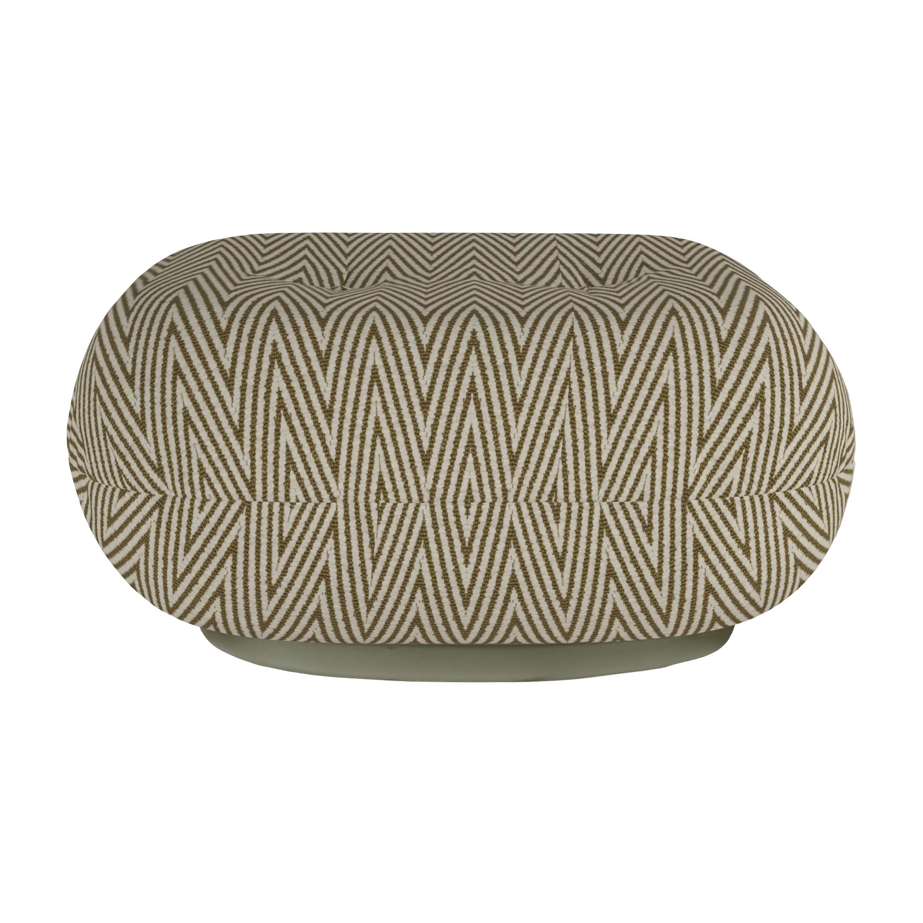 Pacha Outdoor Ottoman With Swivel Base - Image 3