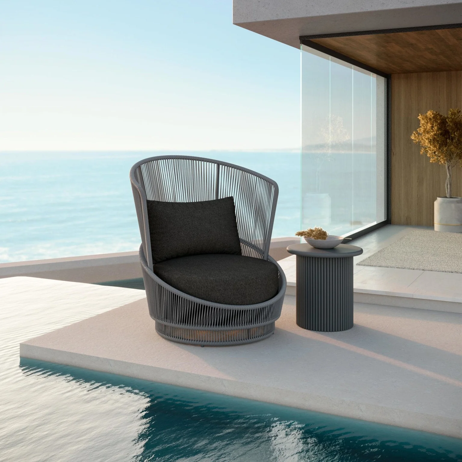 Palma Outdoor Side Table - Image 6