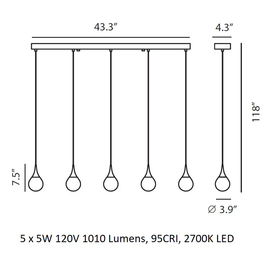 PaoPao Linear Pendant Light - Image 12