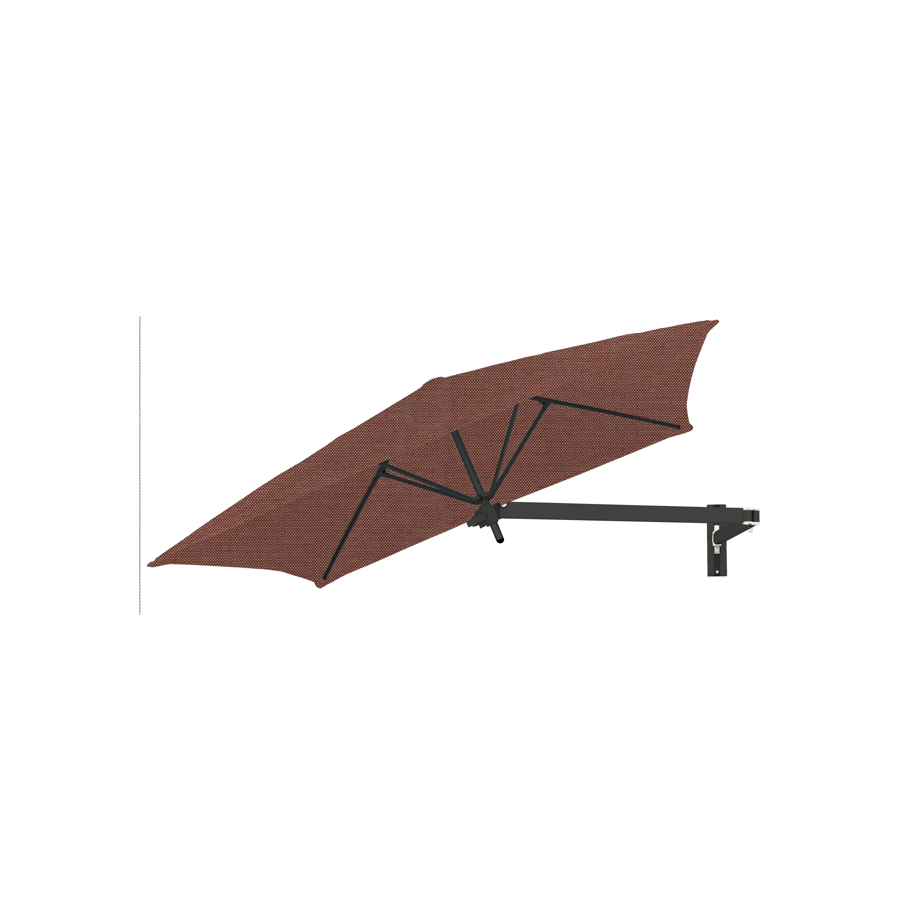 Paraflex Wallflex Square Wall-Mount Umbrella - Image 67