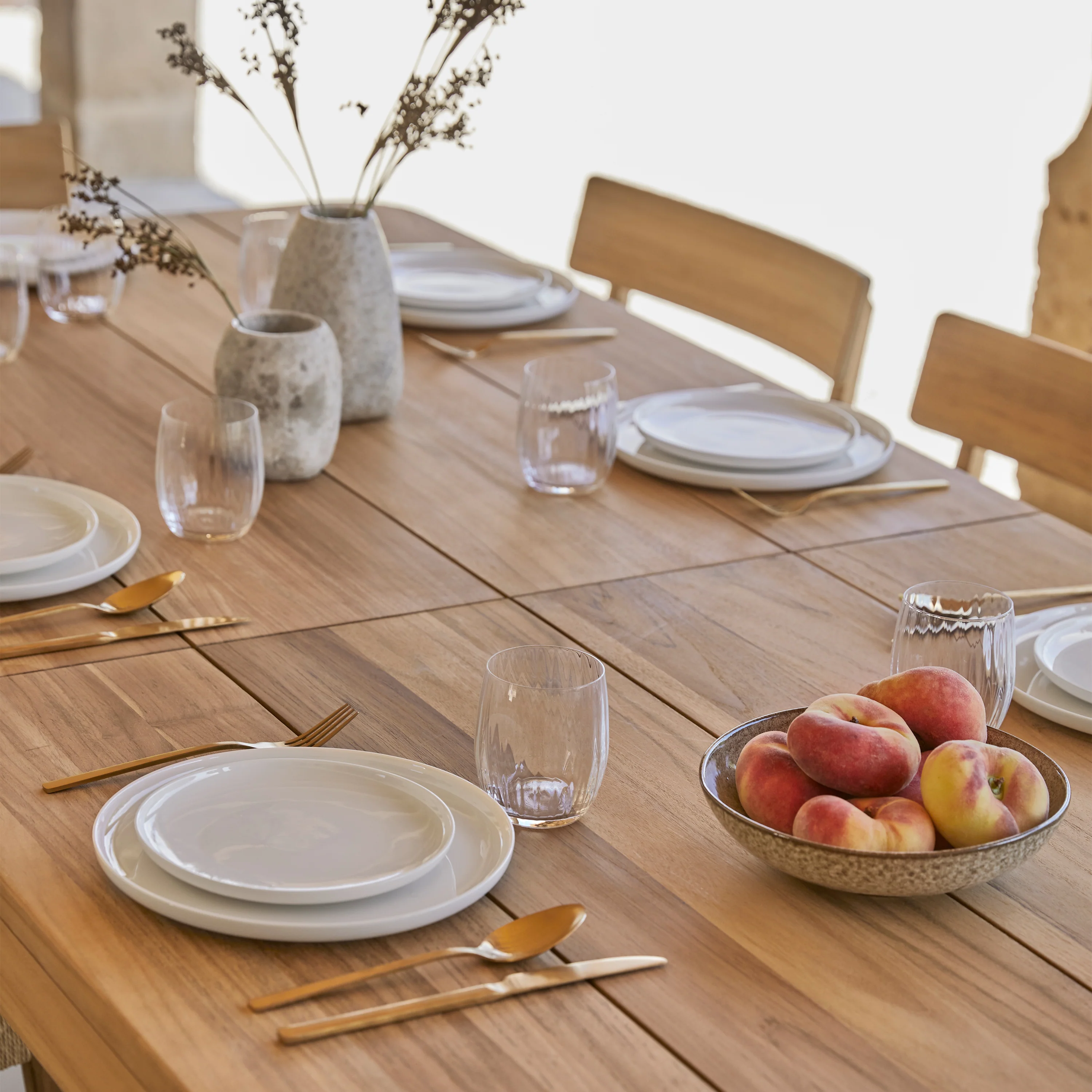 Paralel Rectangular Extendable Outdoor Dining Table - Image 22