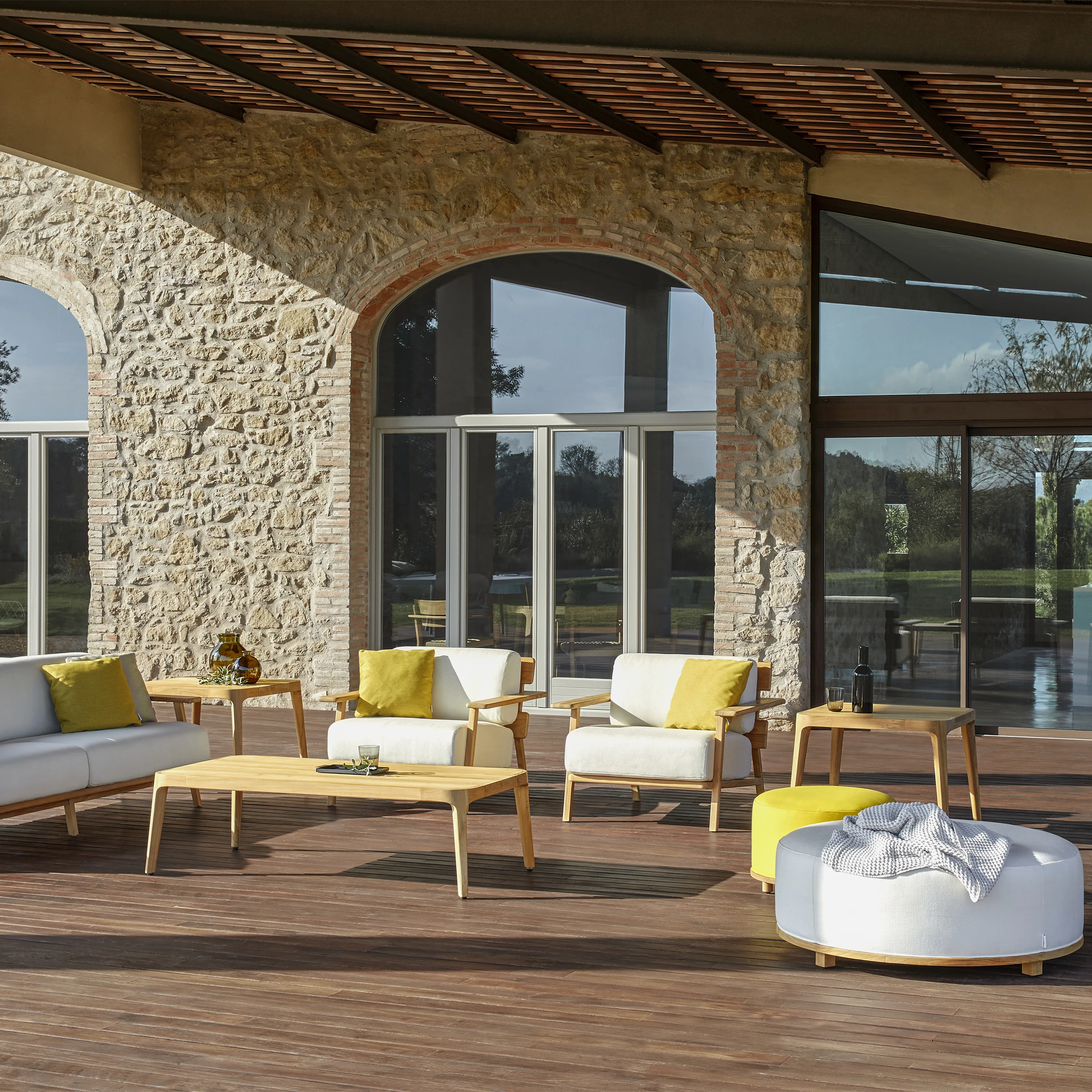 Paralel Square Outdoor Side Table - Image 9