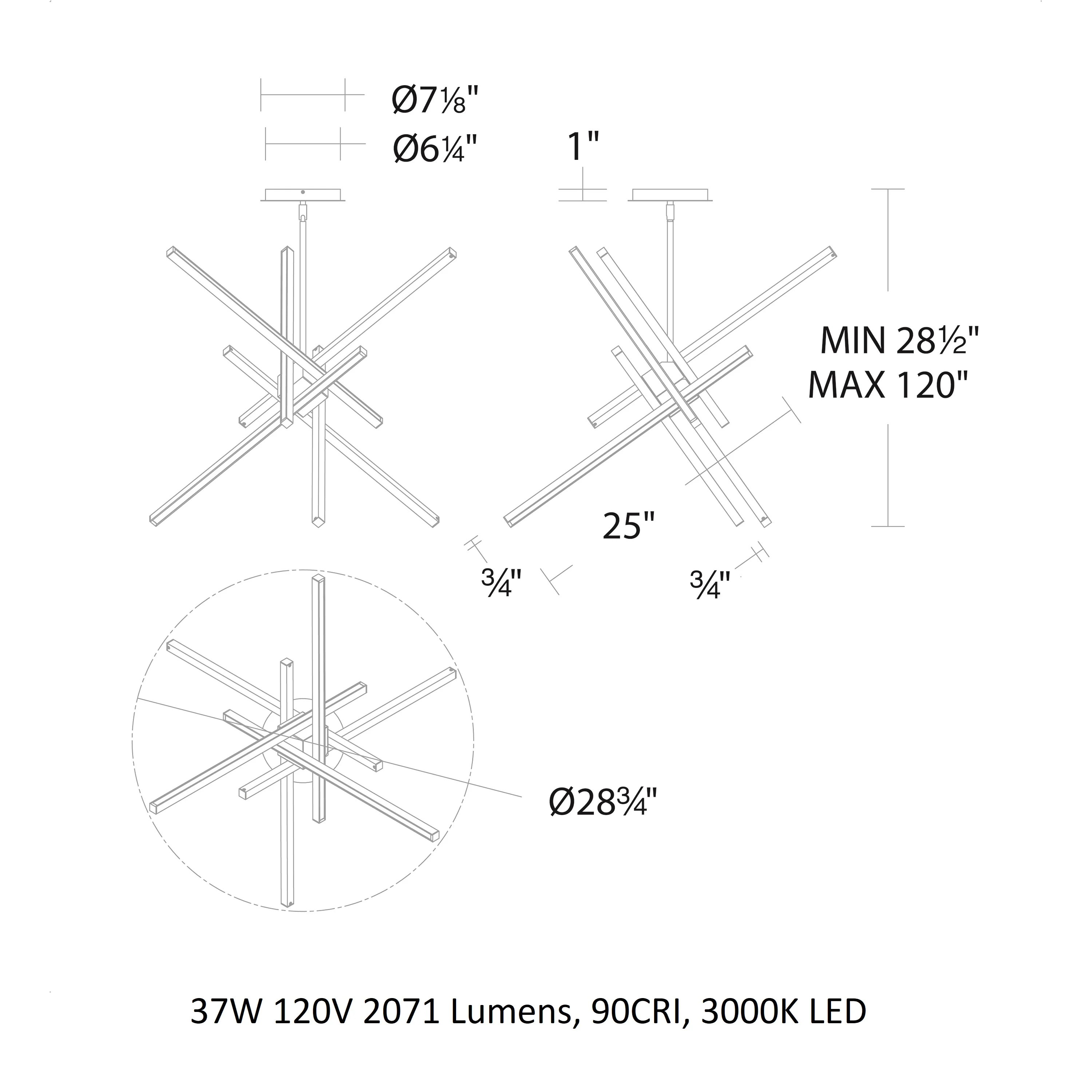 Parallax LED Pendant Light - Image 10