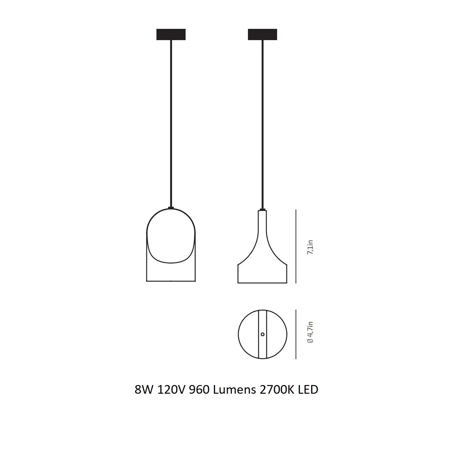 Parga LED Pendant Light - Image 11