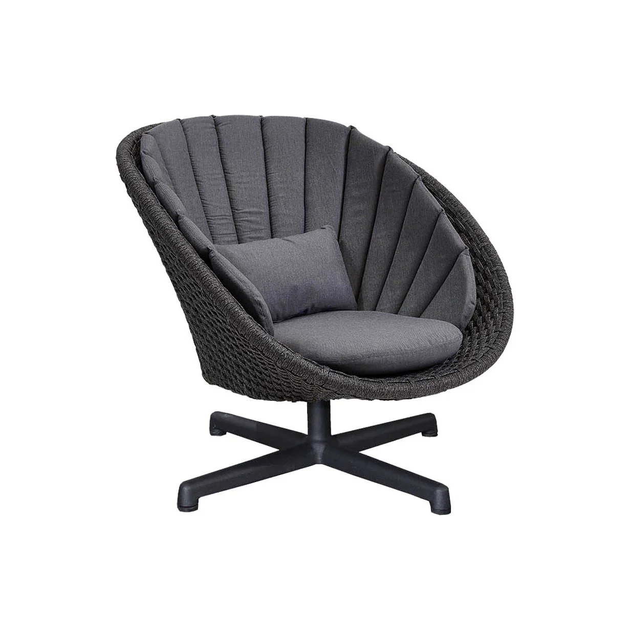 Peacock Outdoor Lounge Chair with Swivel Base - Image 14