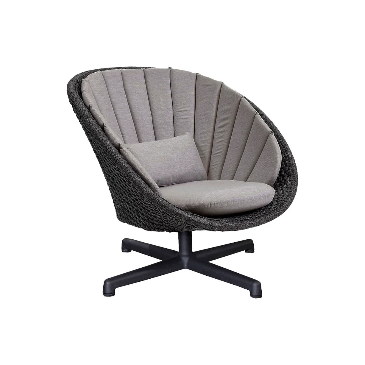 Peacock Outdoor Lounge Chair with Swivel Base - Image 18