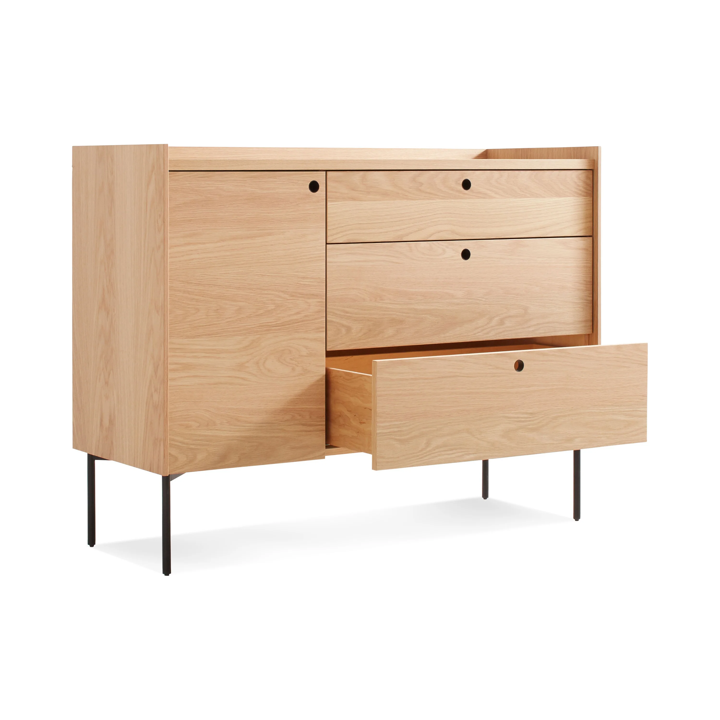 Peek 1 Door 3 Drawer Credenza - Image 9