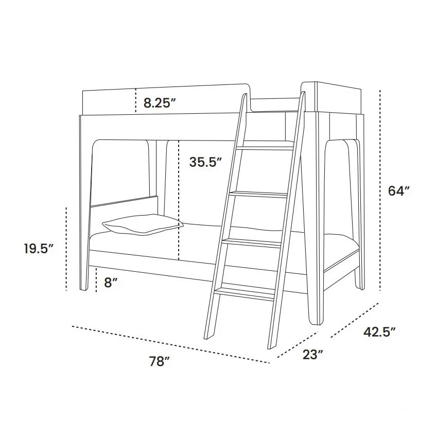 Perch Twin Bunk Bed - Image 29