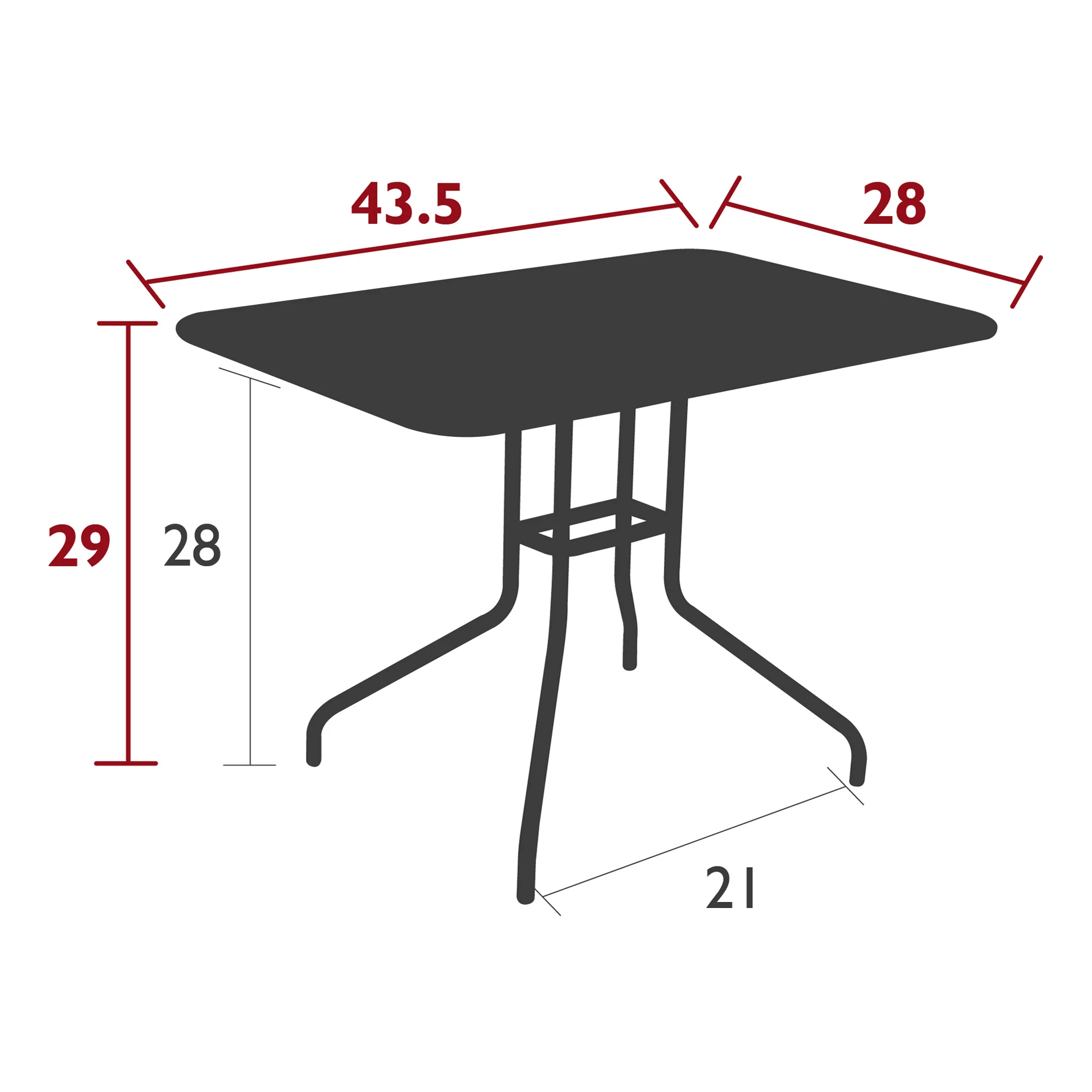 Petale Folding Outdoor Table - Image 29
