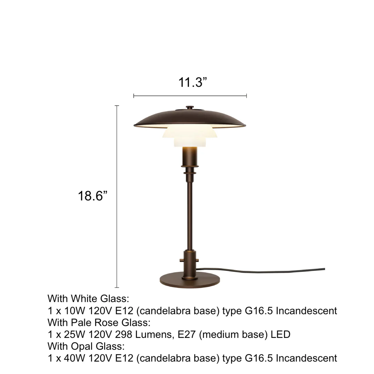 PH 3/2 Glass Table Lamp - Image 29