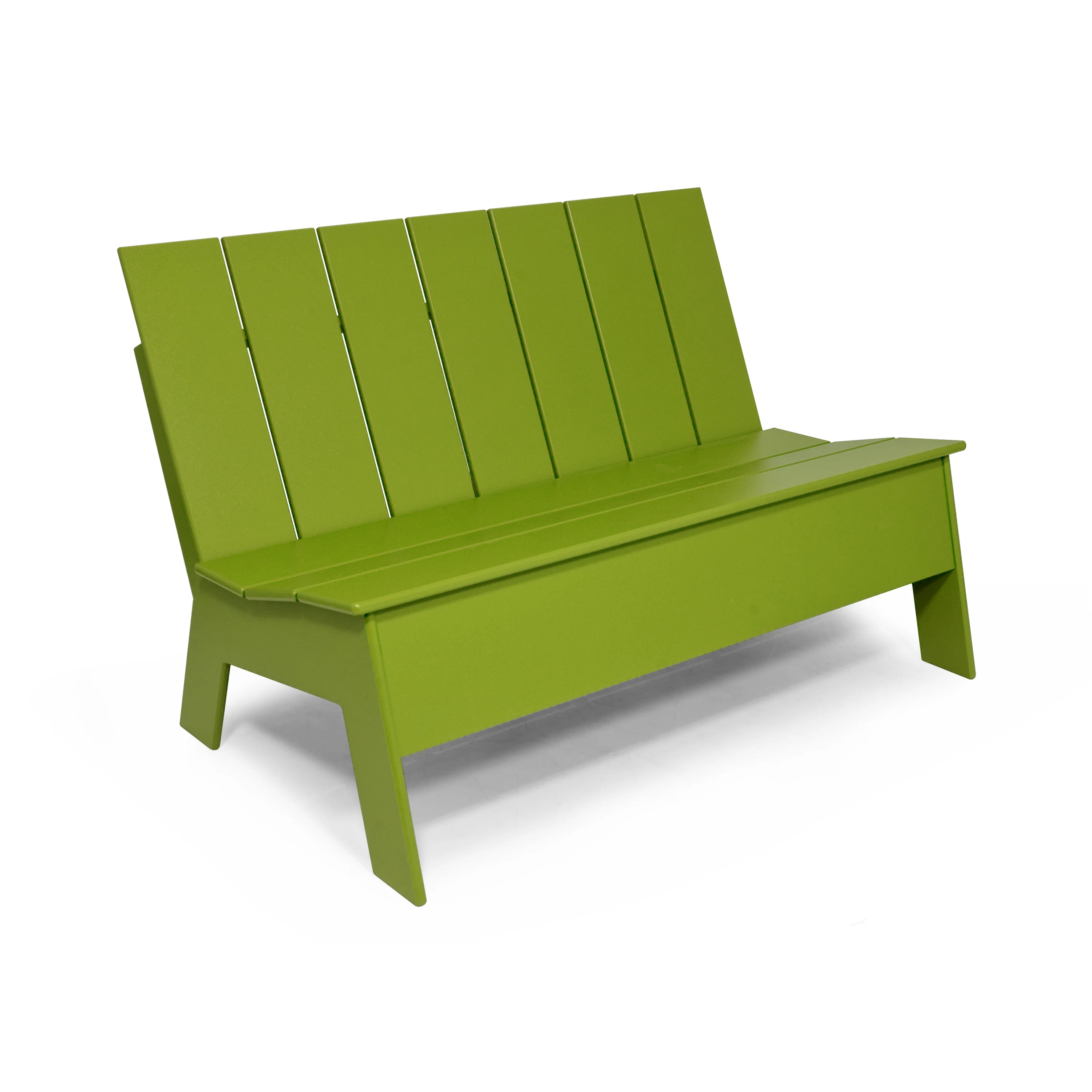 Picket Low Back Outdoor Bench - Image 17