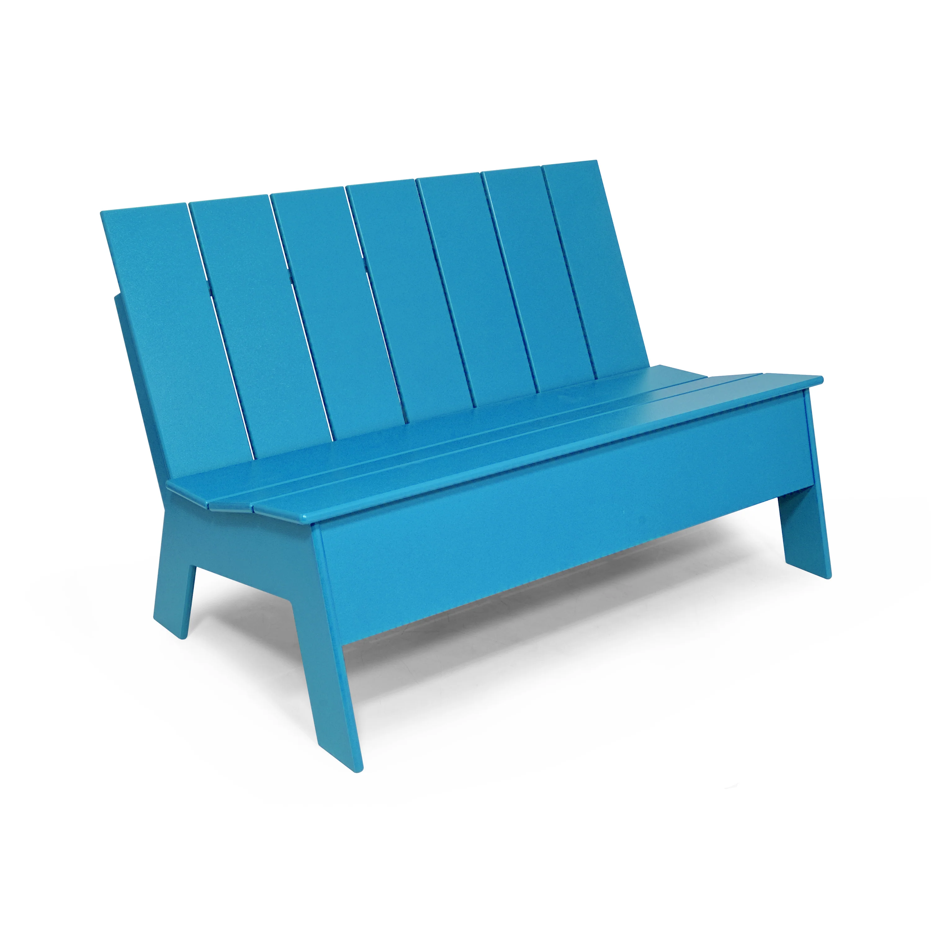 Picket Low Back Outdoor Bench - Image 24