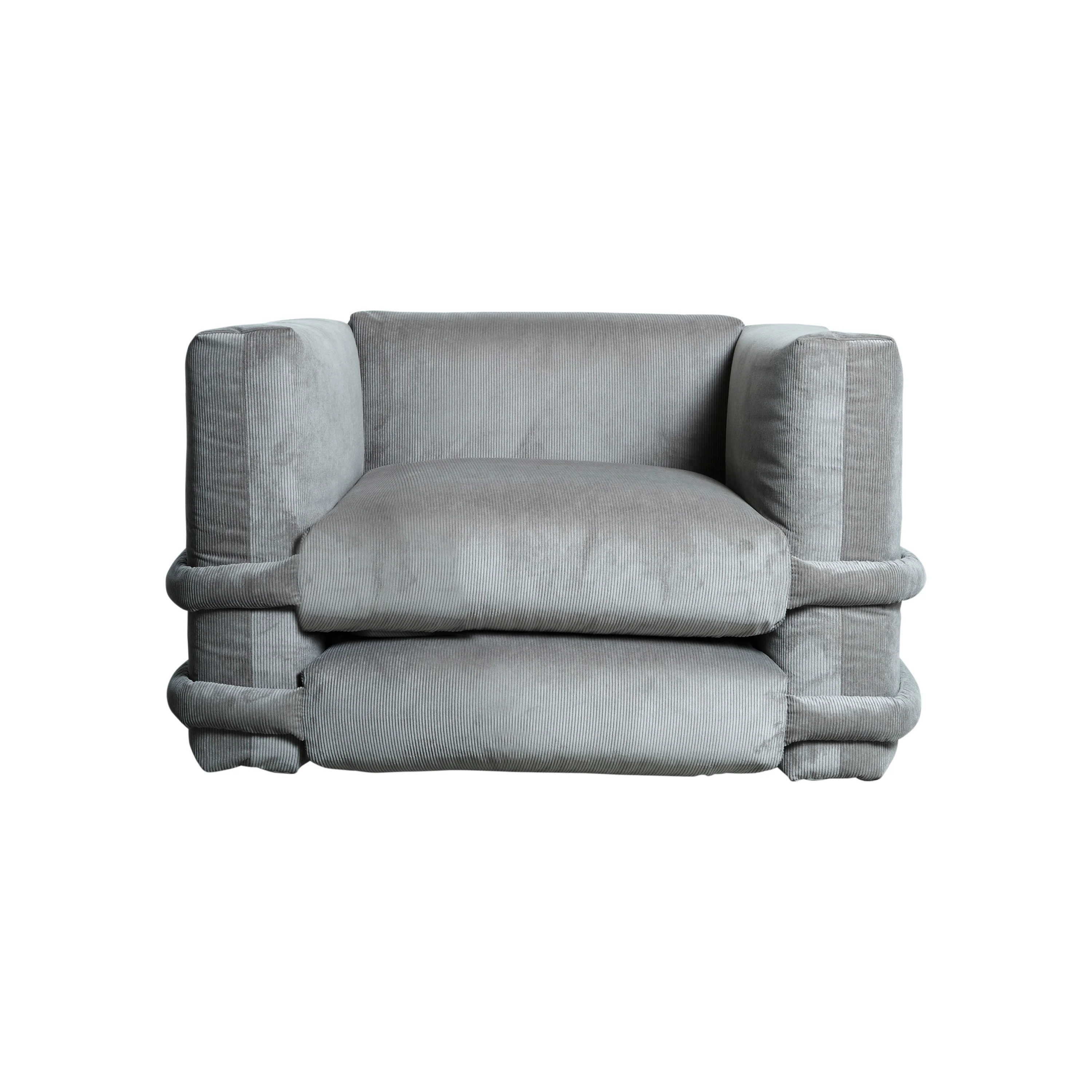 Pillow Corduroy Lounge Chair - Image 7