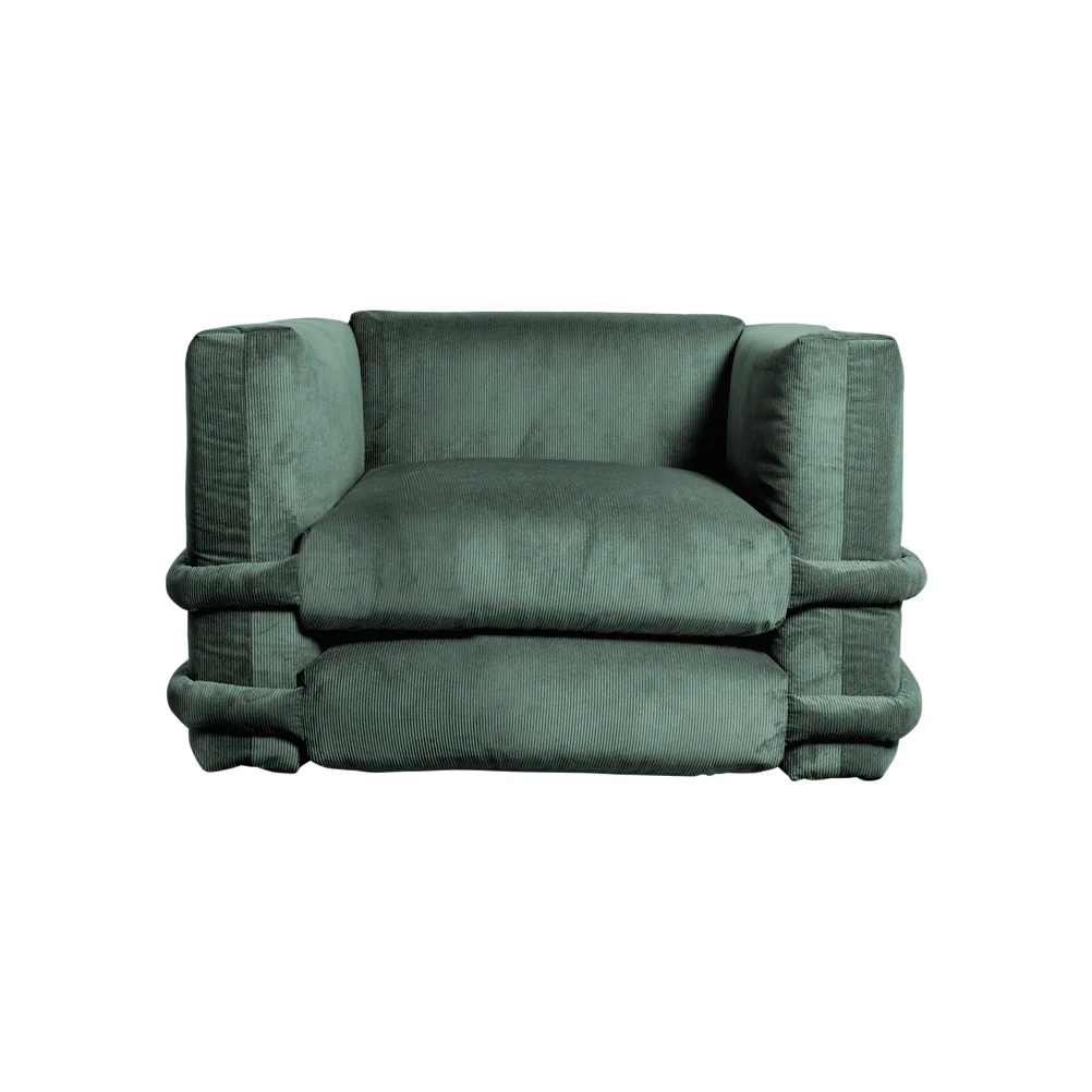Pillow Corduroy Lounge Chair - Image 9