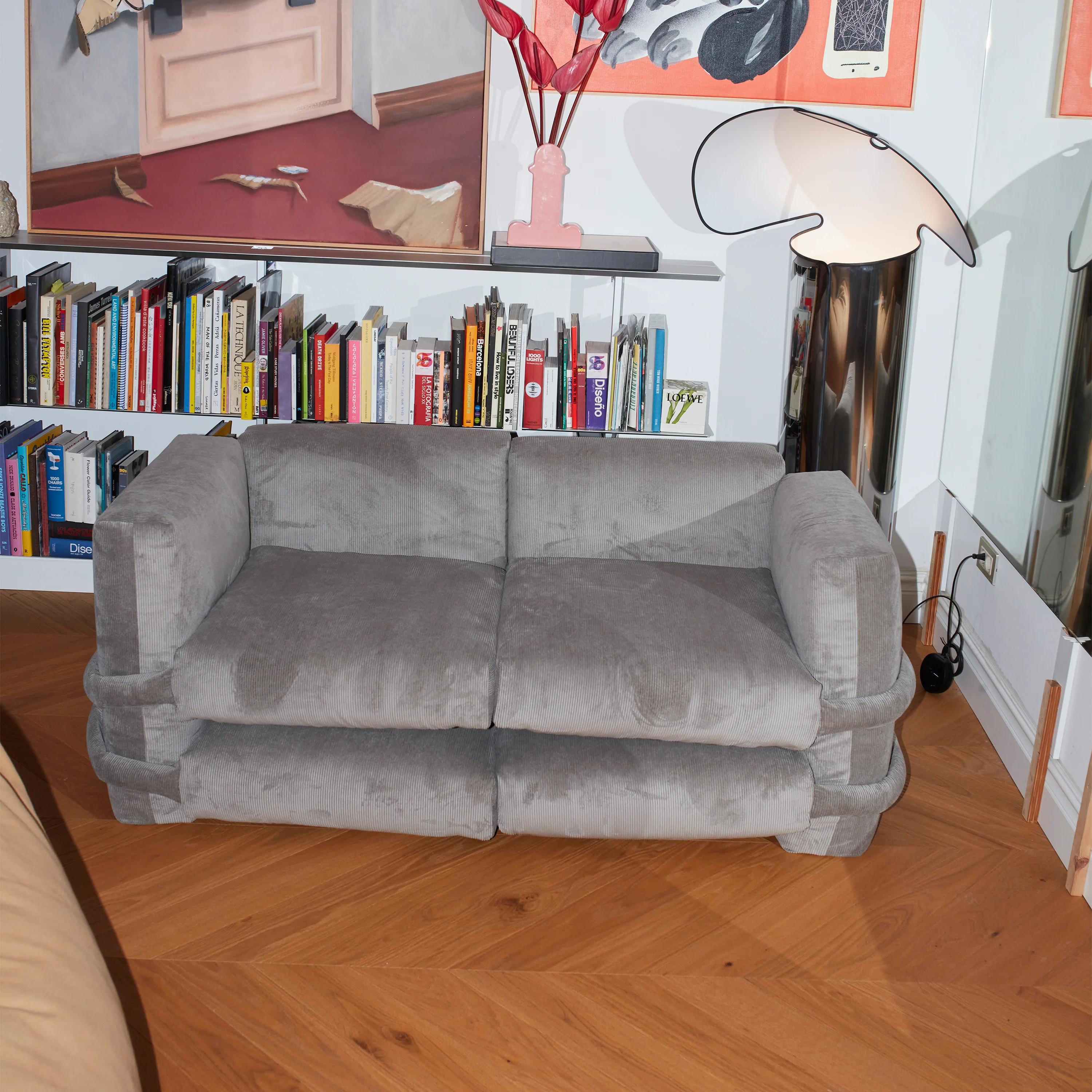 Pillow Corduroy Sofa - Image 16