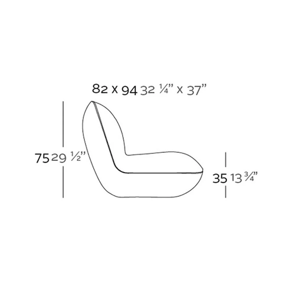 Pillow Illuminated Outdoor Lounge Chair - Image 13