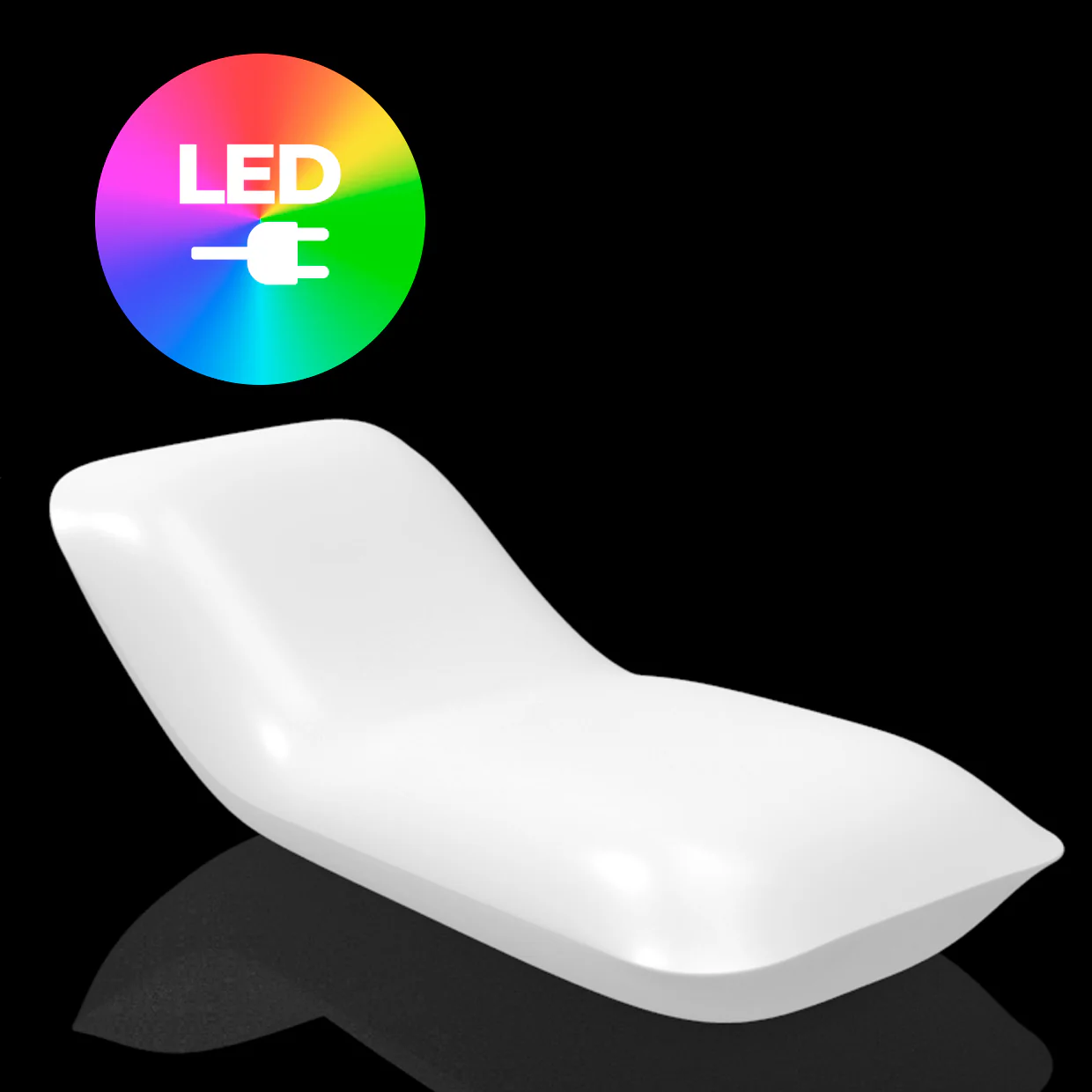 Pillow Illuminated Outdoor Sun Chaise - Image 3