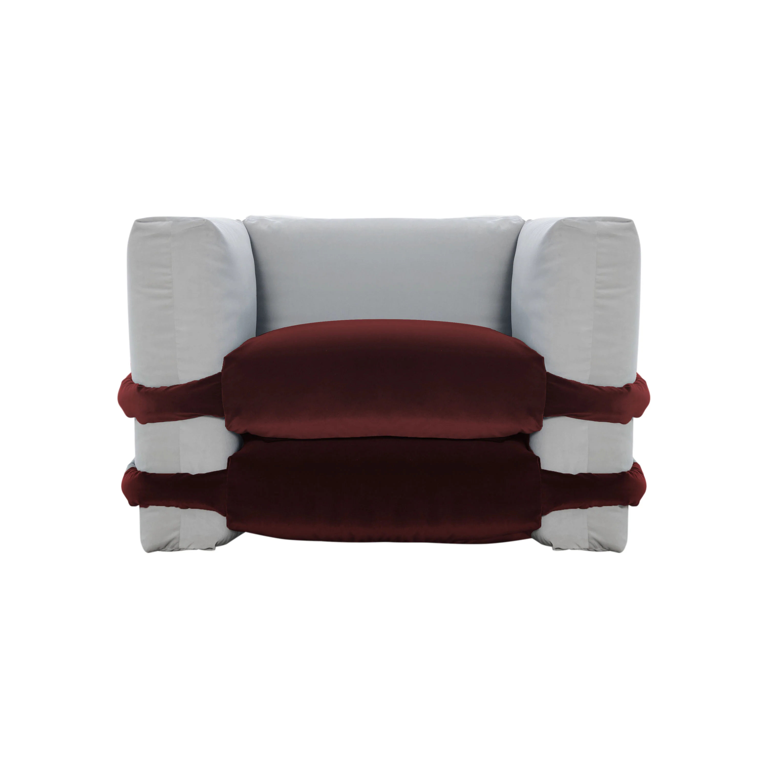 Pillow Velvet Lounge Chair - Image 4