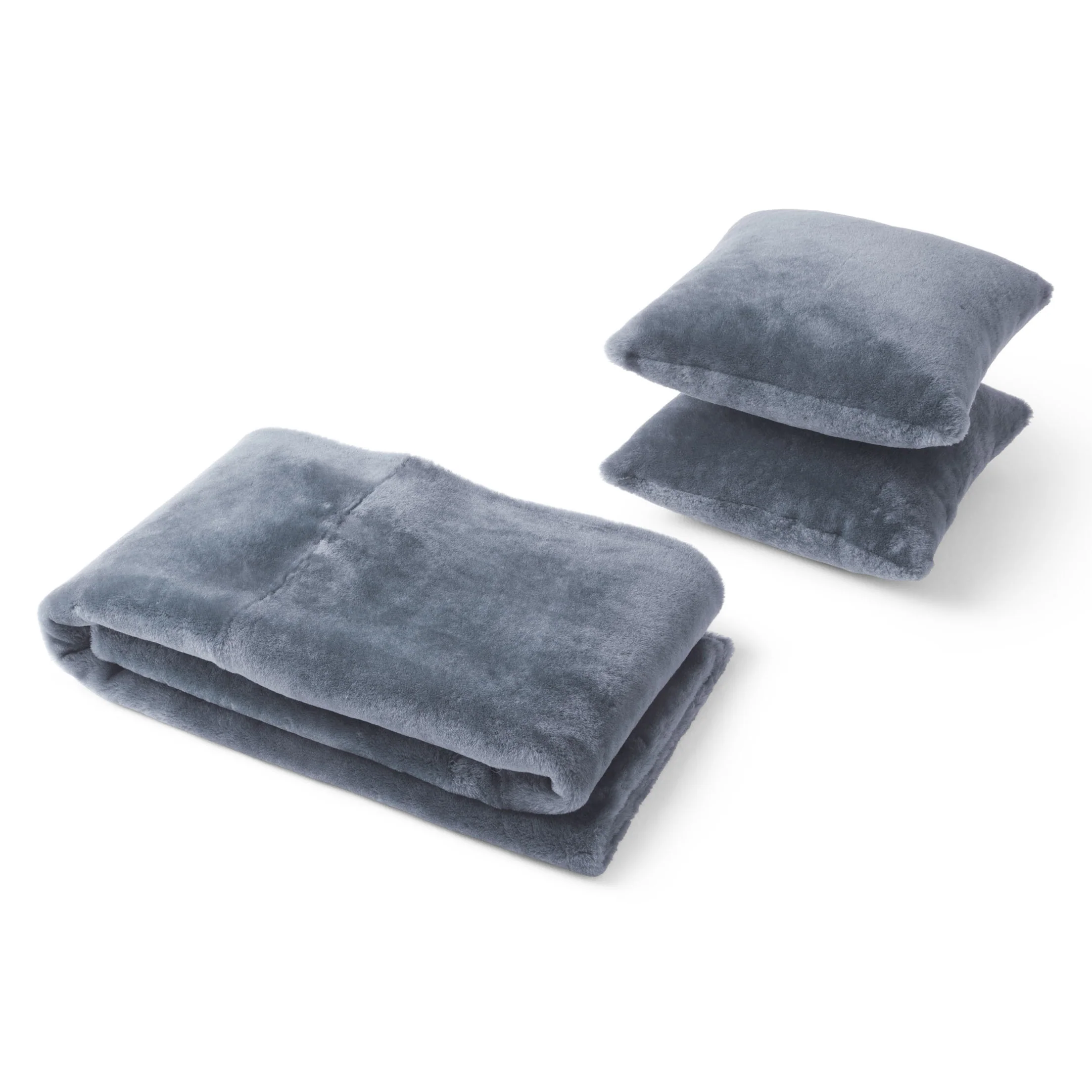 Plaid Throw Blanket and Cushion Set - Image 7
