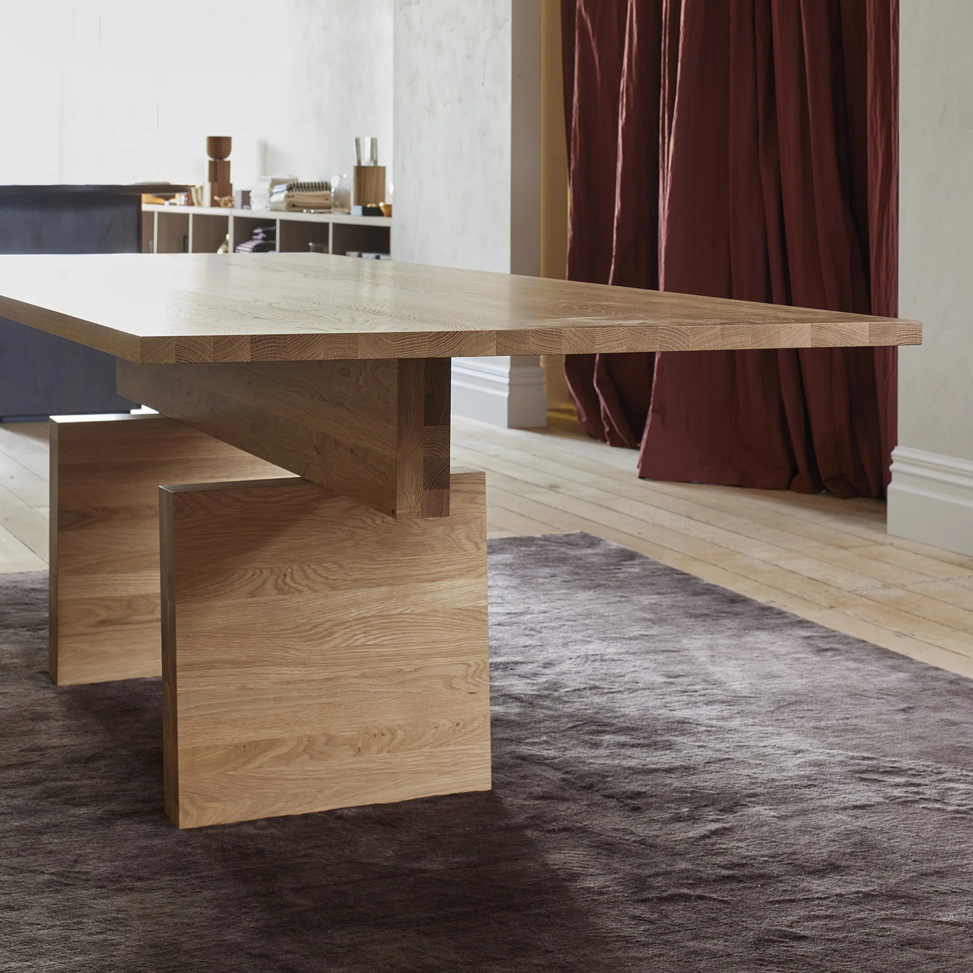 Plane Rectangle Dining Table - Image 10