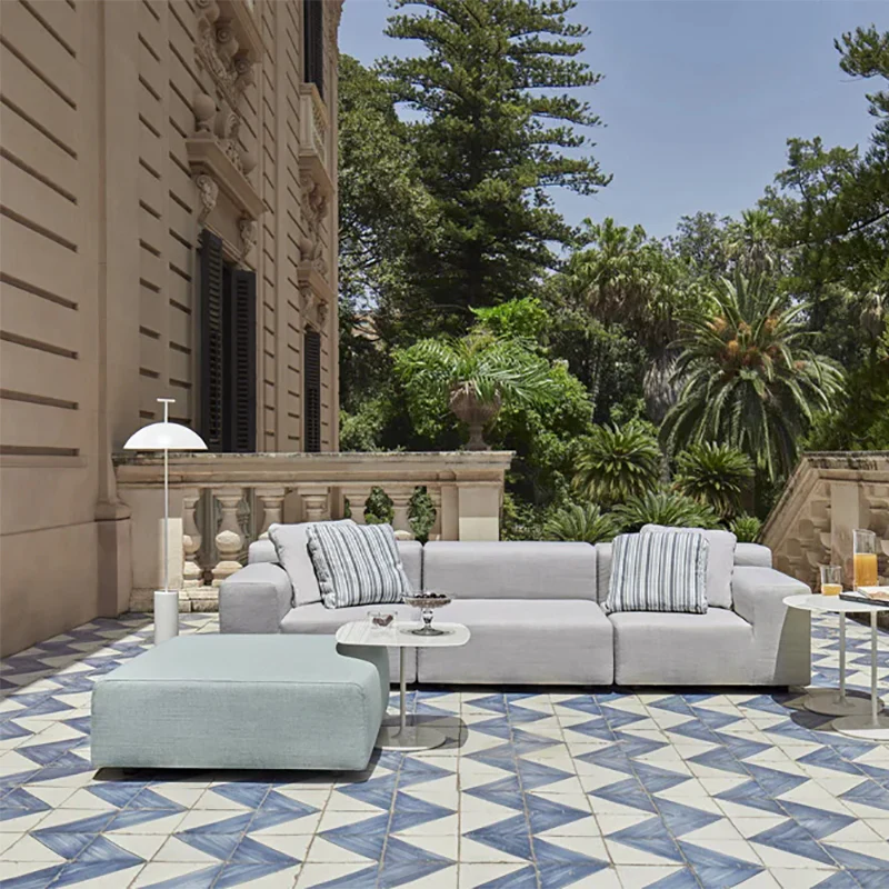 Plastics Outdoor 3-seater Sofa - Image 6