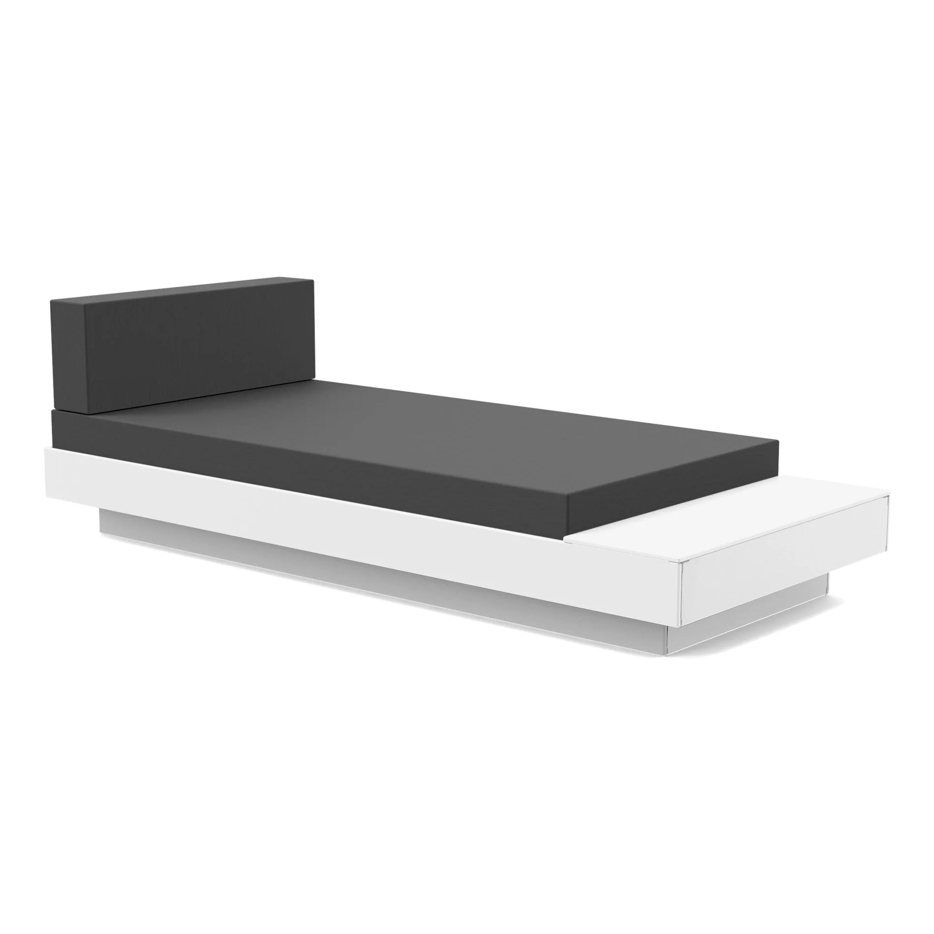 Platform One Outdoor Chaise Lounge with Table - Image 100