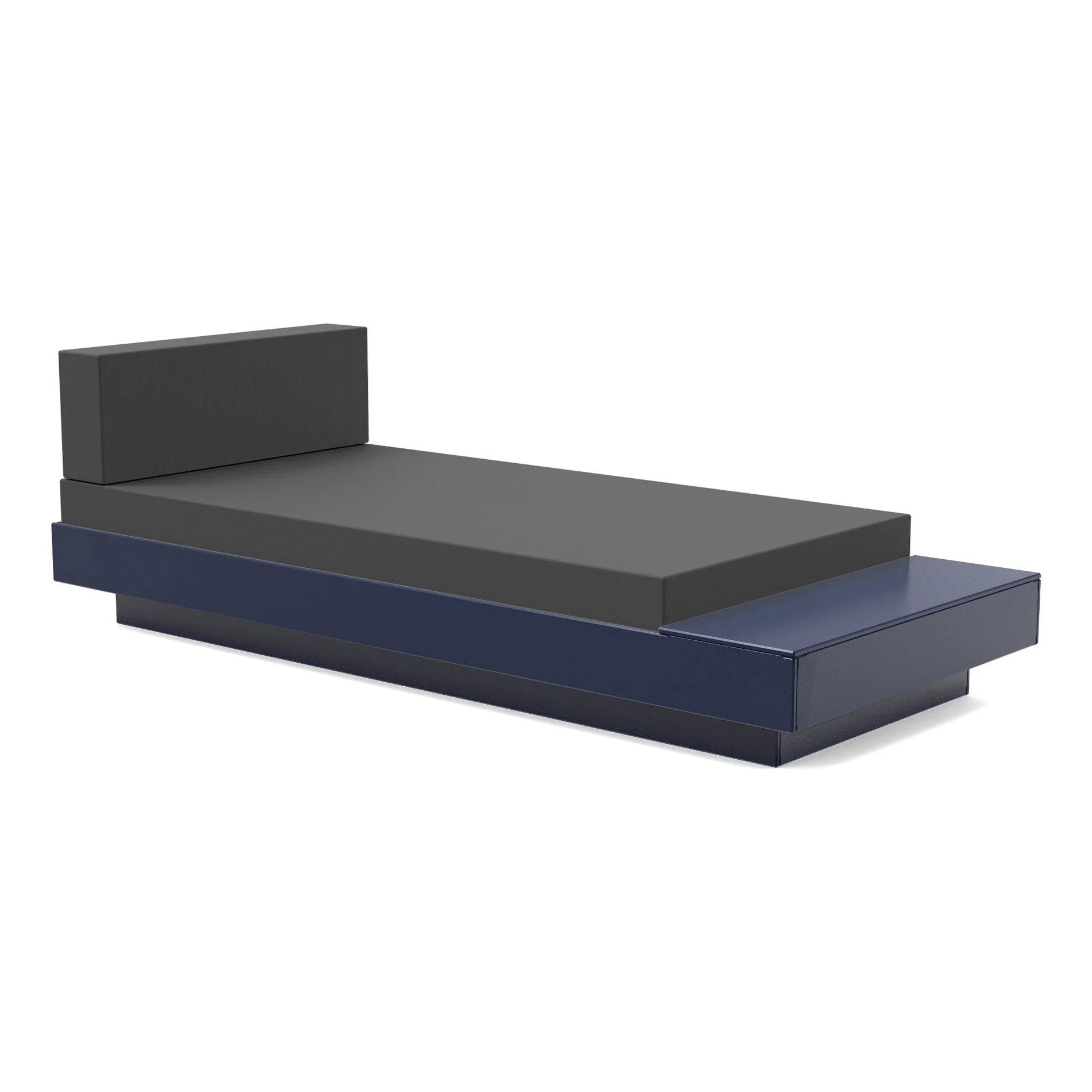 Platform One Outdoor Chaise Lounge with Table - Image 103