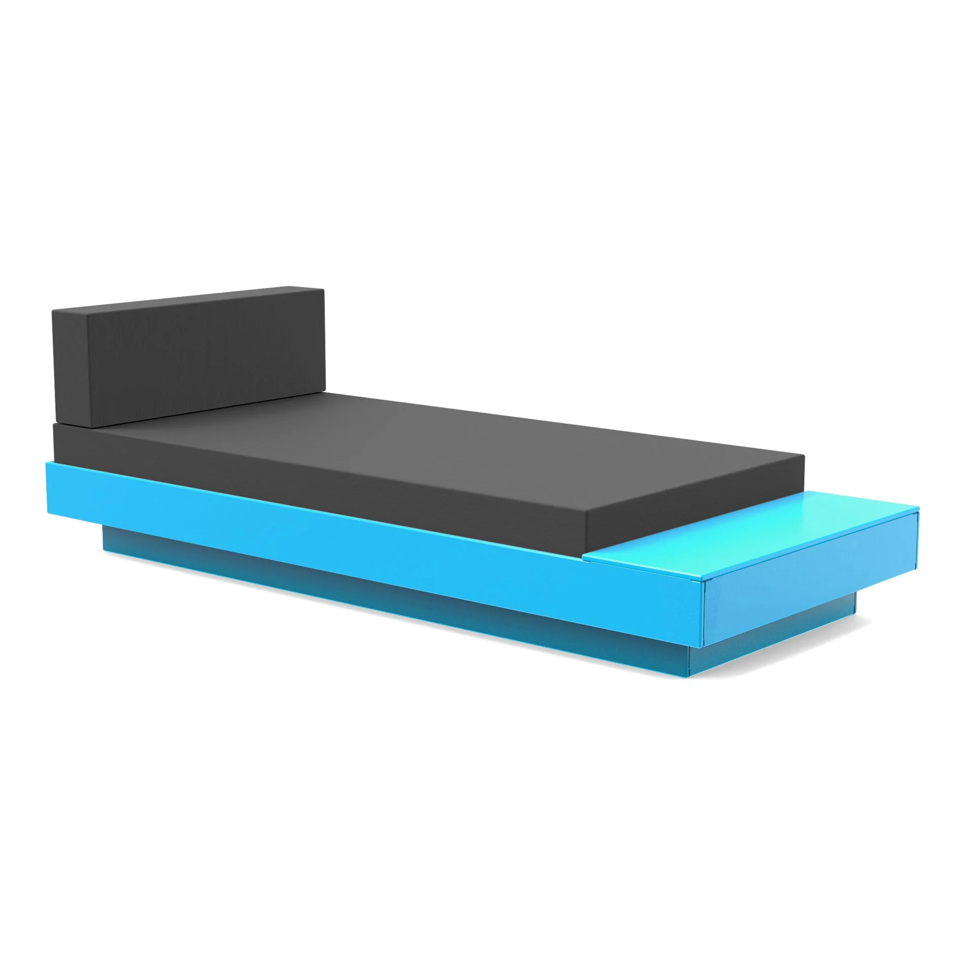 Platform One Outdoor Chaise Lounge with Table - Image 105