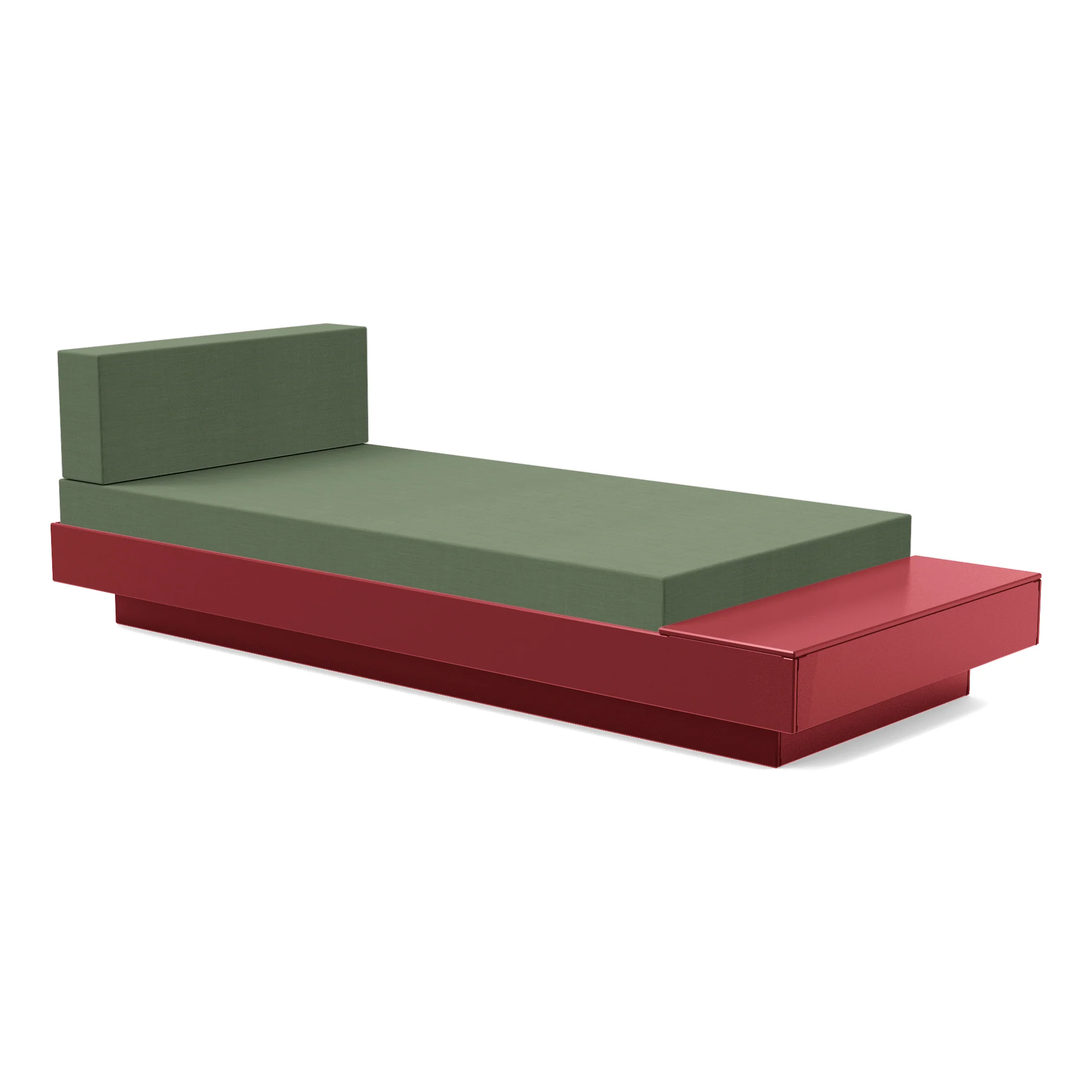 Platform One Outdoor Chaise Lounge with Table - Image 112