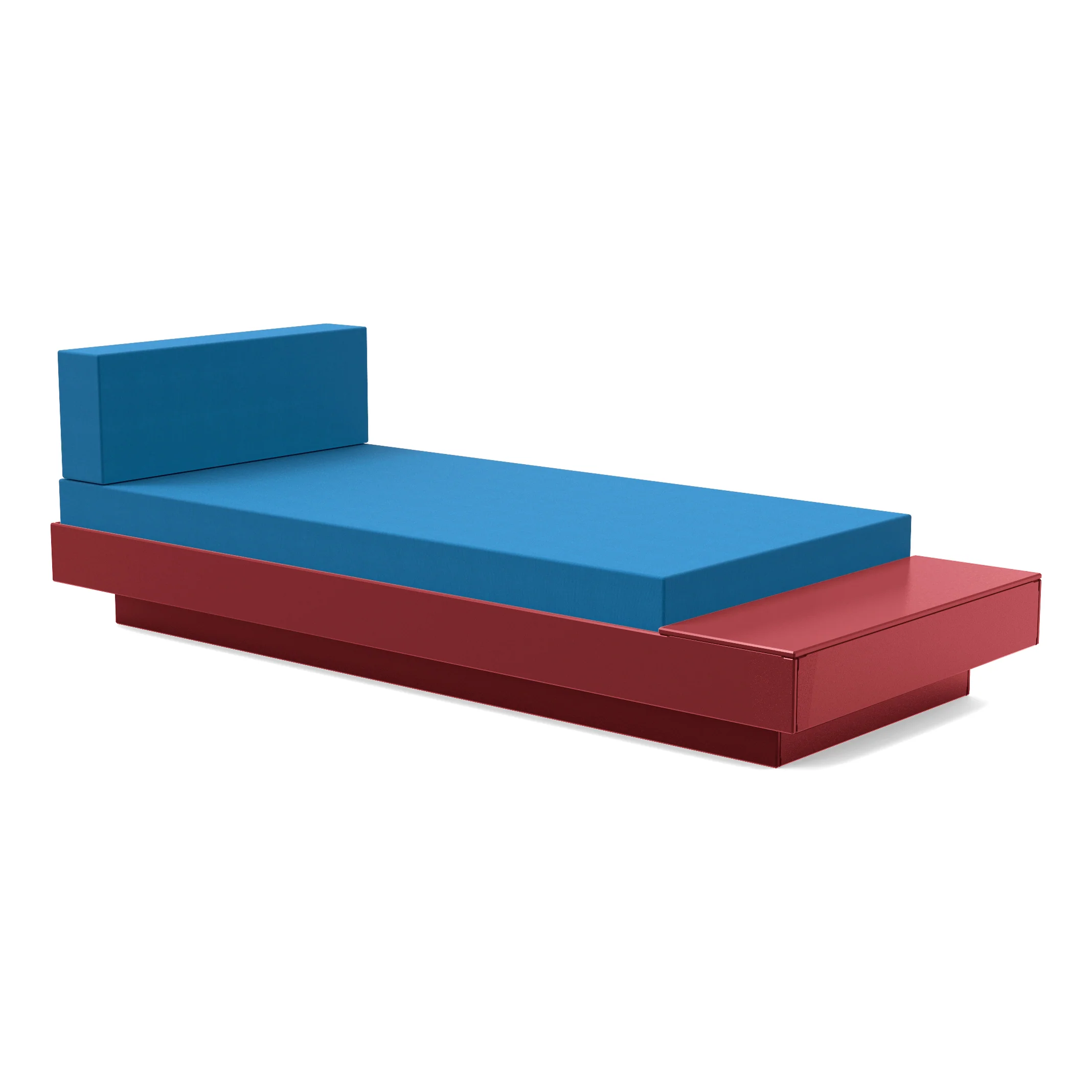 Platform One Outdoor Chaise Lounge with Table - Image 120
