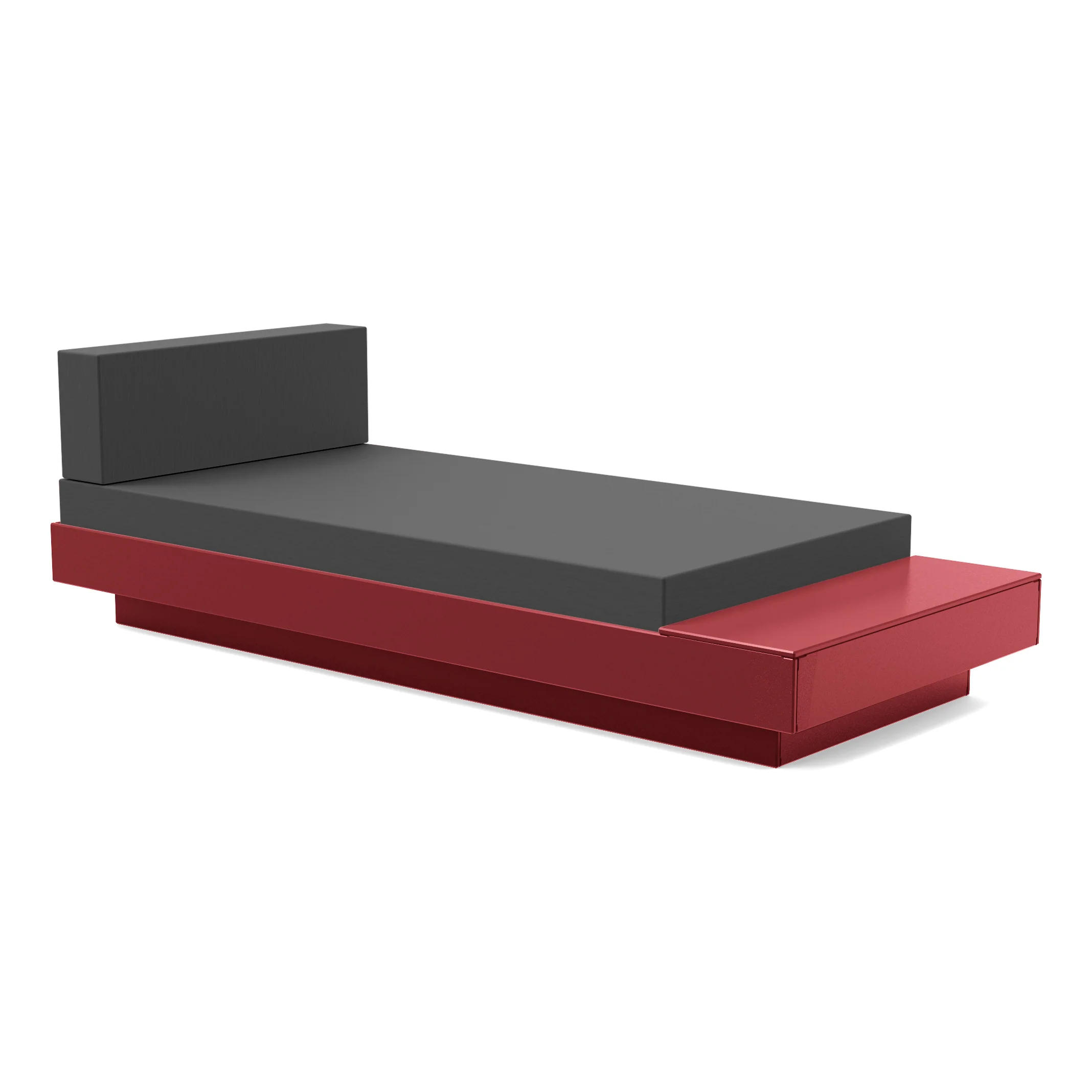 Platform One Outdoor Chaise Lounge with Table - Image 132