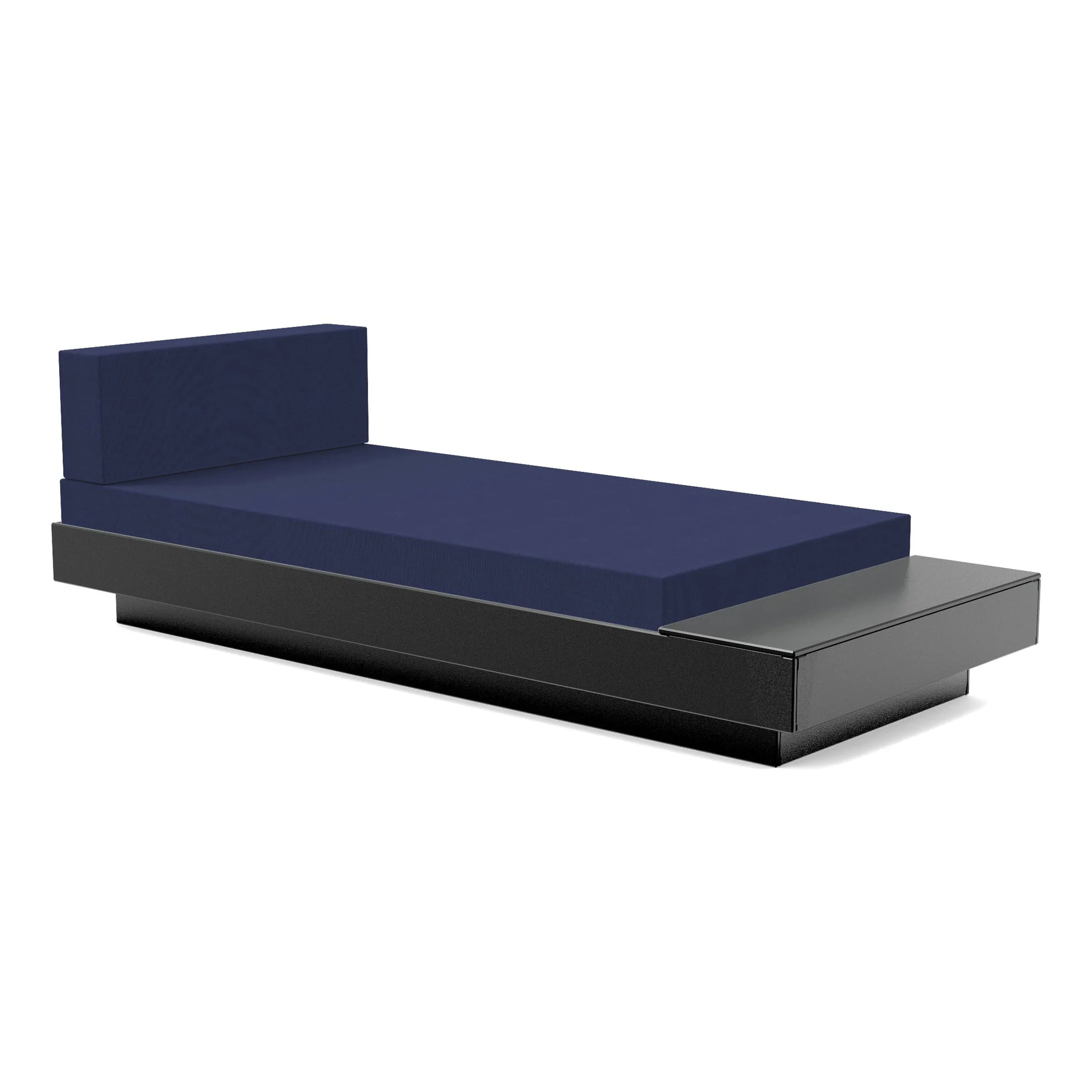 Platform One Outdoor Chaise Lounge with Table - Image 44
