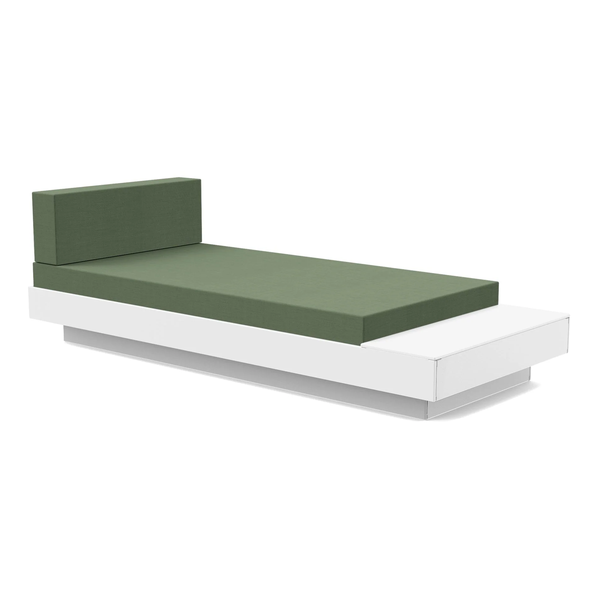 Platform One Outdoor Chaise Lounge with Table - Image 55