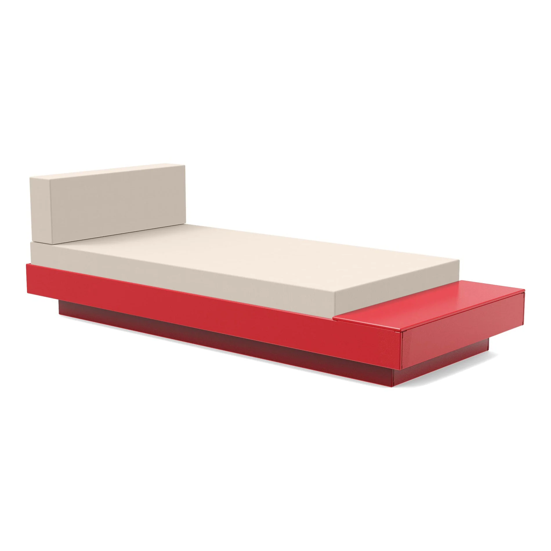 Platform One Outdoor Chaise Lounge with Table - Image 61