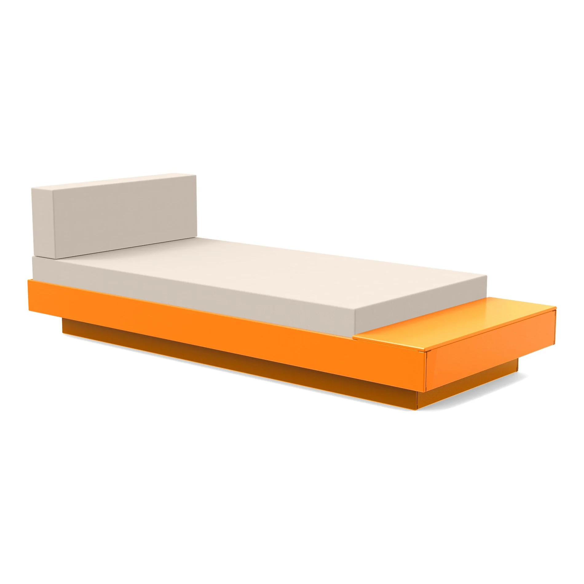 Platform One Outdoor Chaise Lounge with Table - Image 68