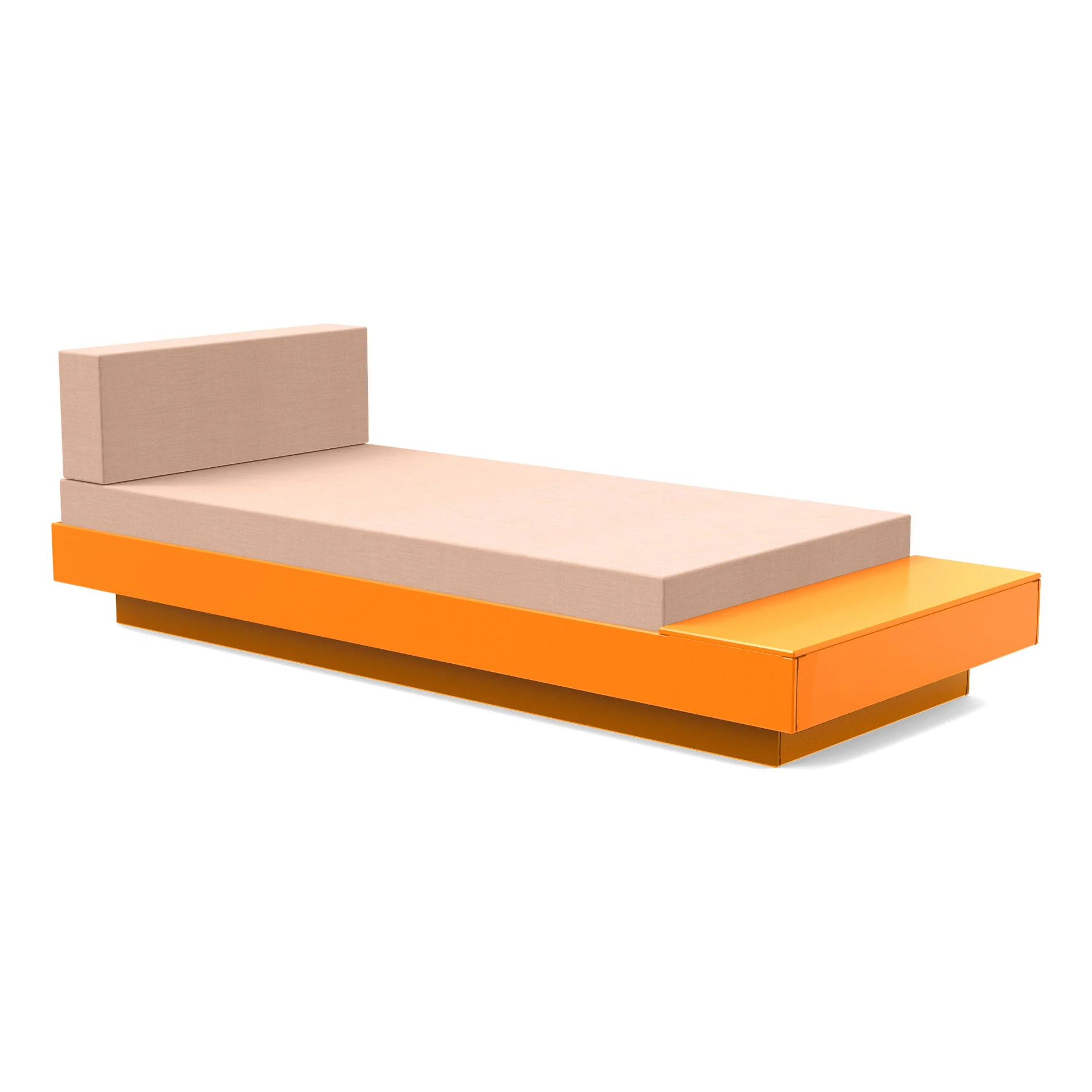 Platform One Outdoor Chaise Lounge with Table - Image 86