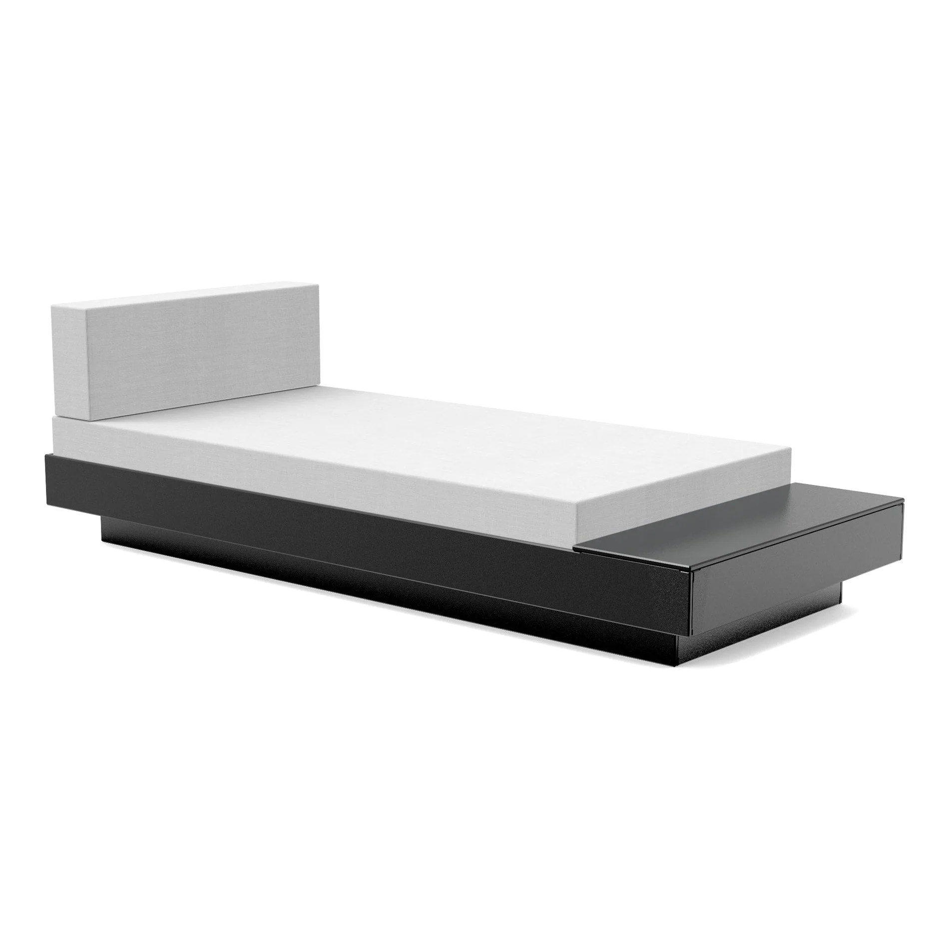 Platform One Outdoor Chaise Lounge with Table - Image 89